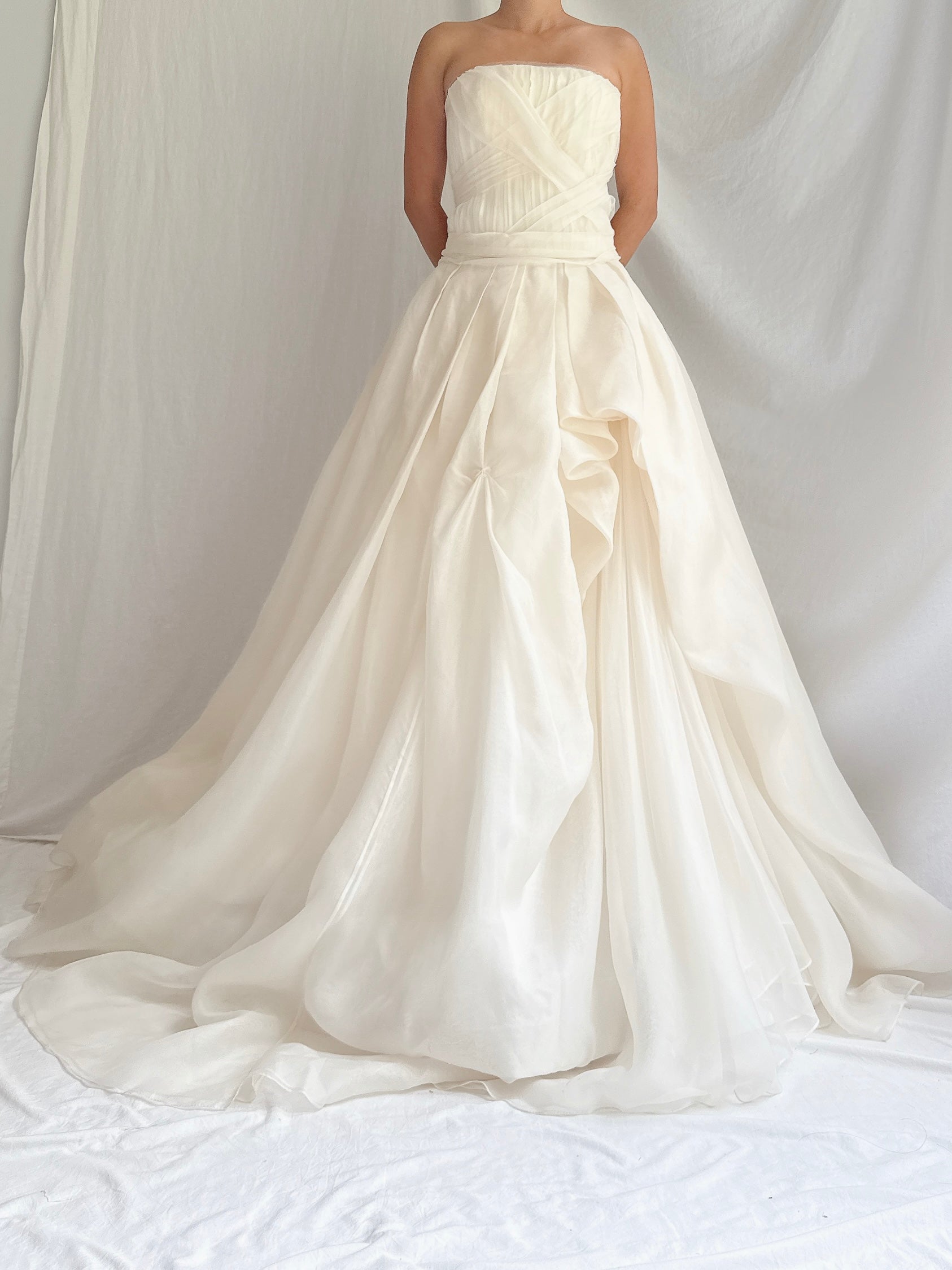 Vintage Vera Wang Silk Organza and Tulle Gown - XS/0