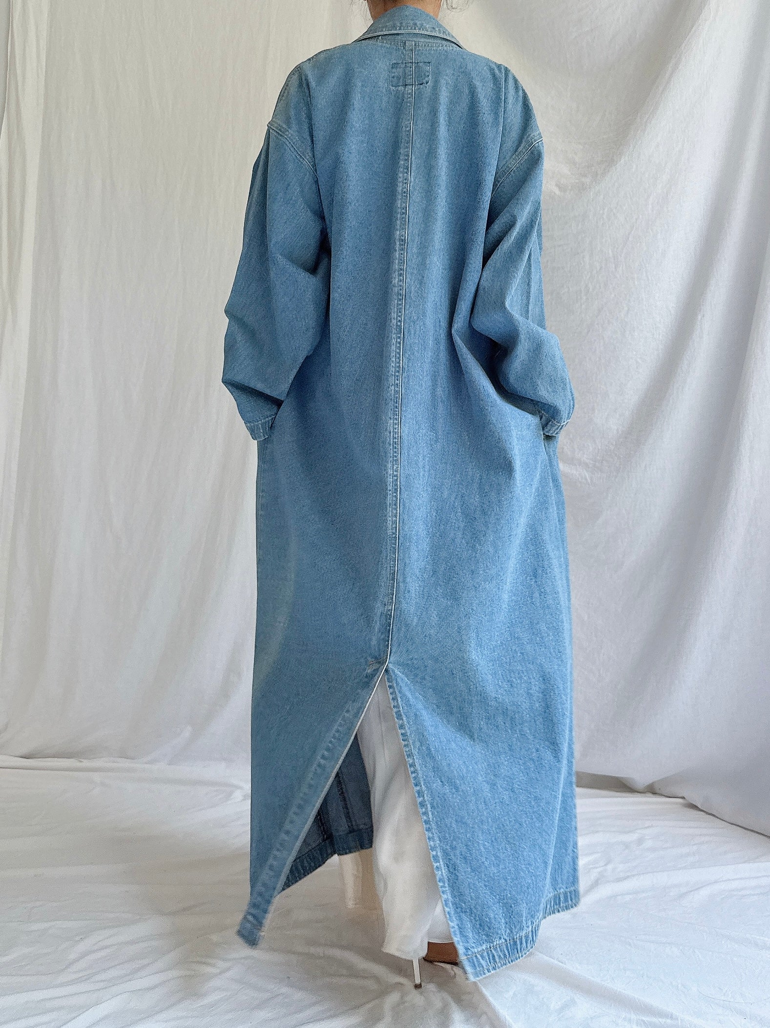 Vintage Denim Duster - M/L