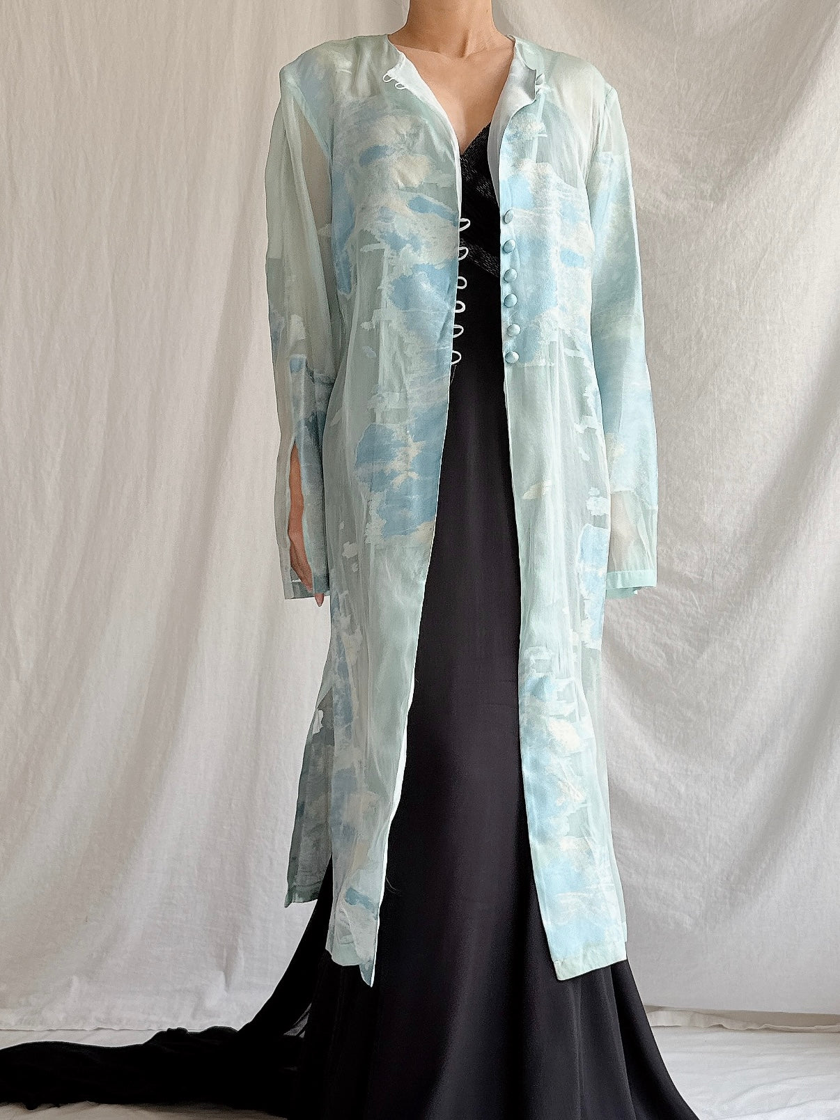 Vintage Paule Vasseur Paris Duster - OSFM