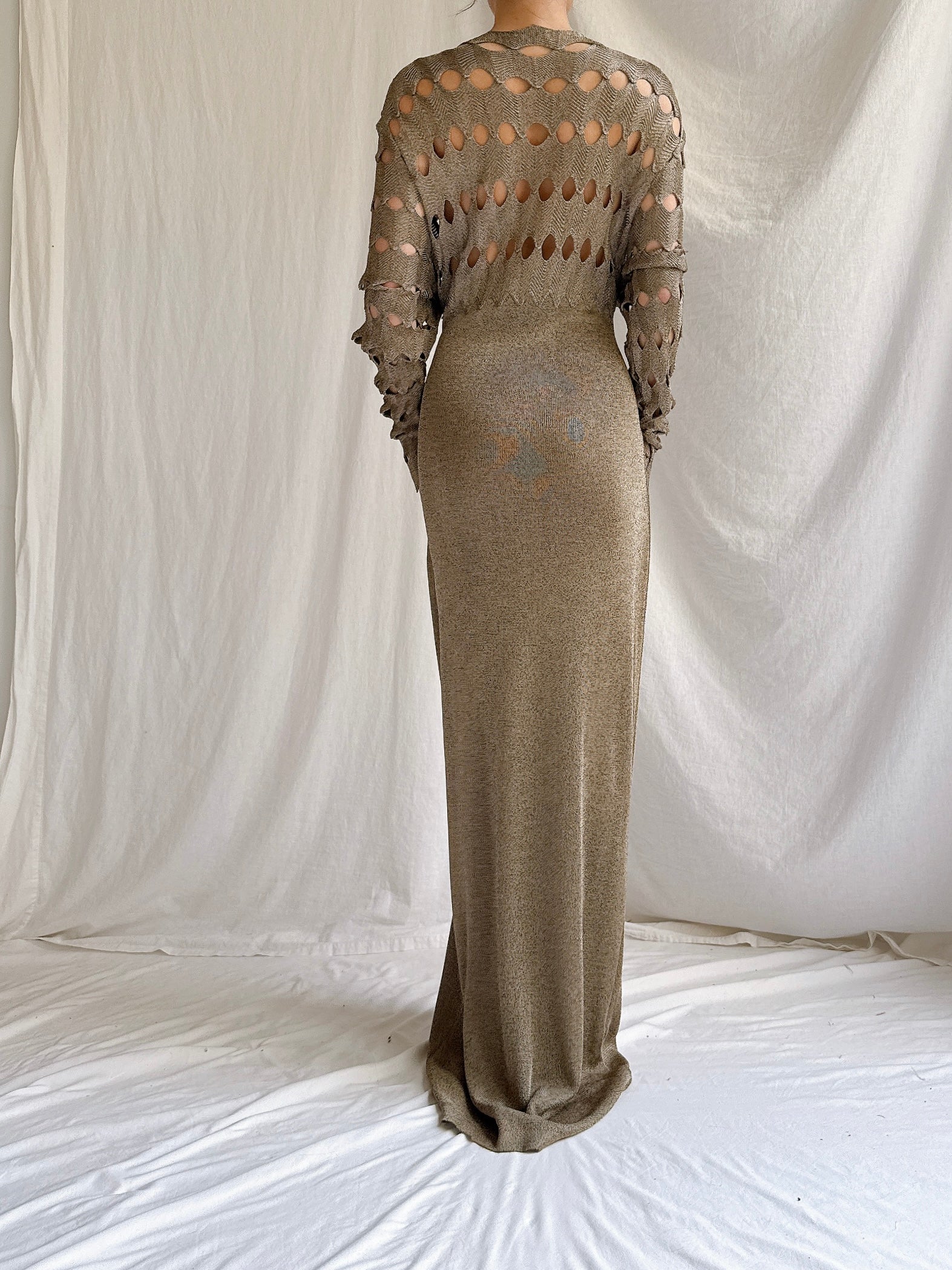 Vintage Nora Attalai Italy Knit Dress - M/IT42