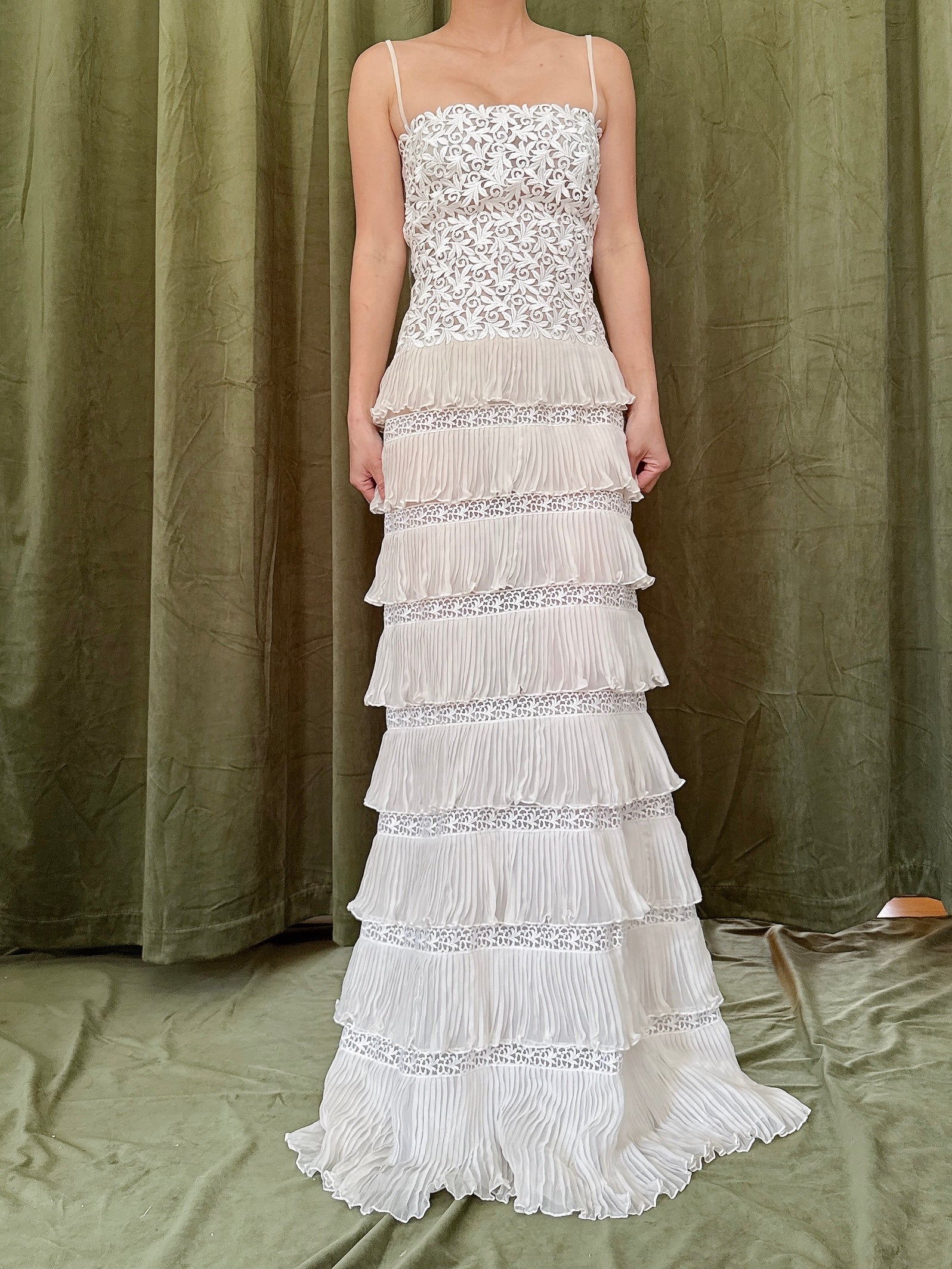 Vintage Cailan’D Tiered Dress - FR 44