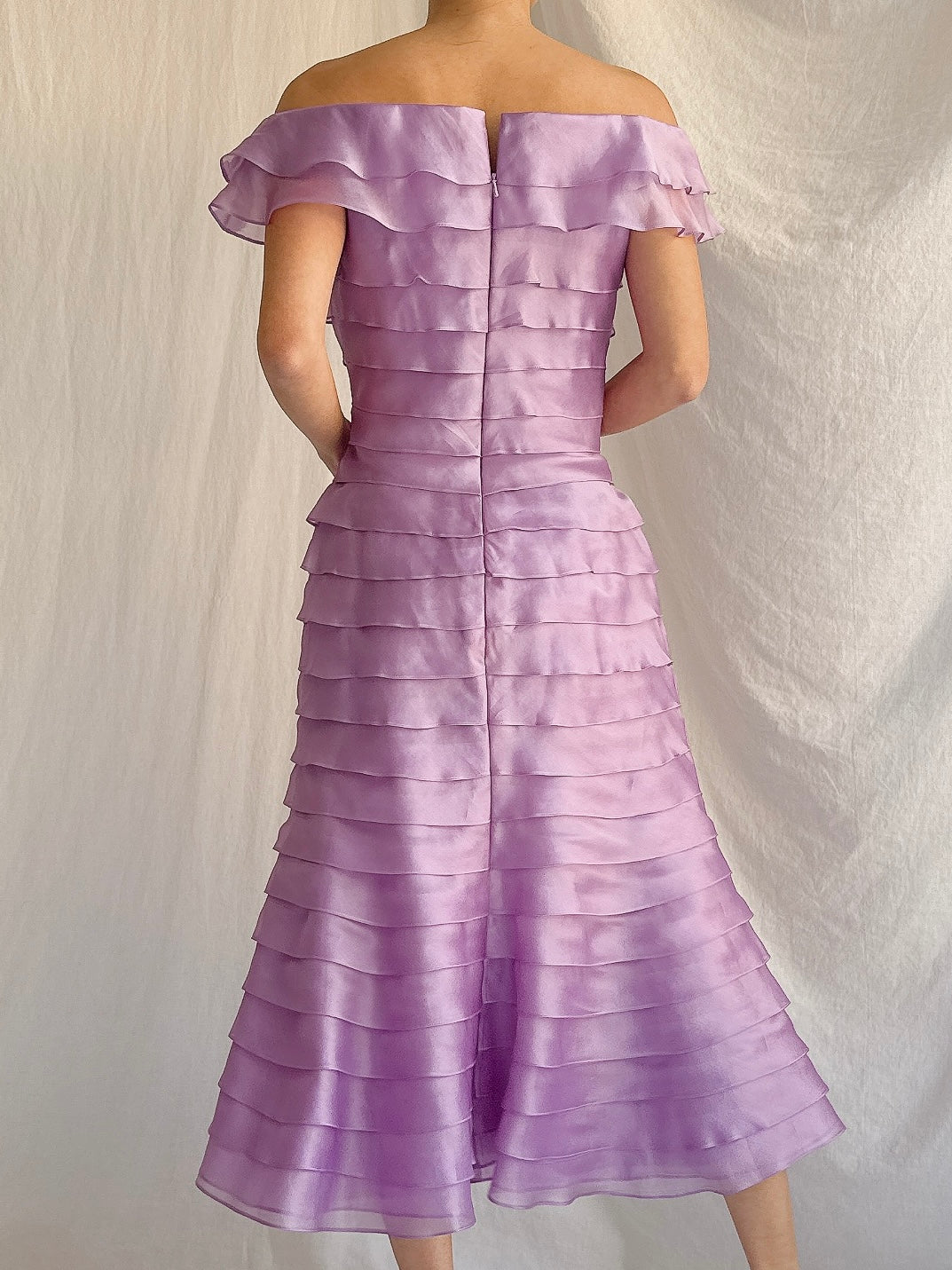 Vintage Belleville Sassoon Silk Organza Dress - S/ UK 8/US 4/6