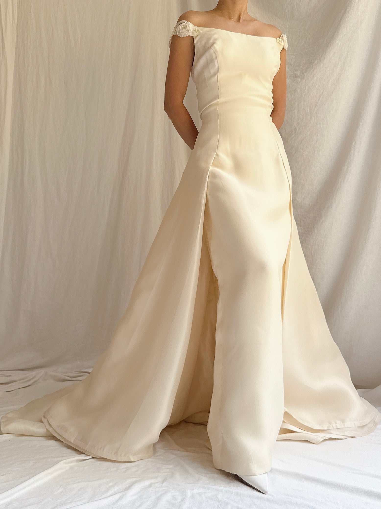 Vintage Aimee Atelier Silk Organza Gown - S