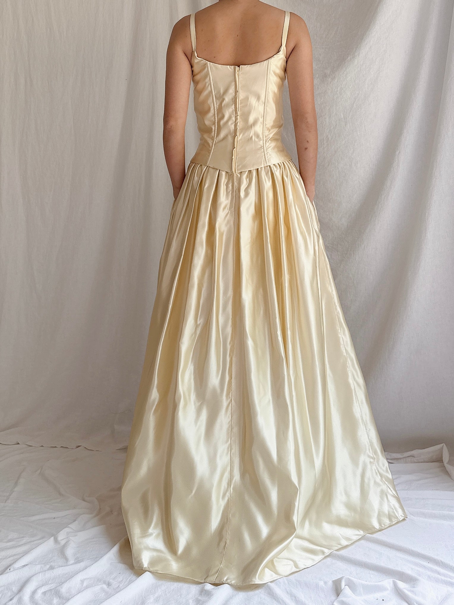 Vintage Gunne Sax Yellow Gown - S/4