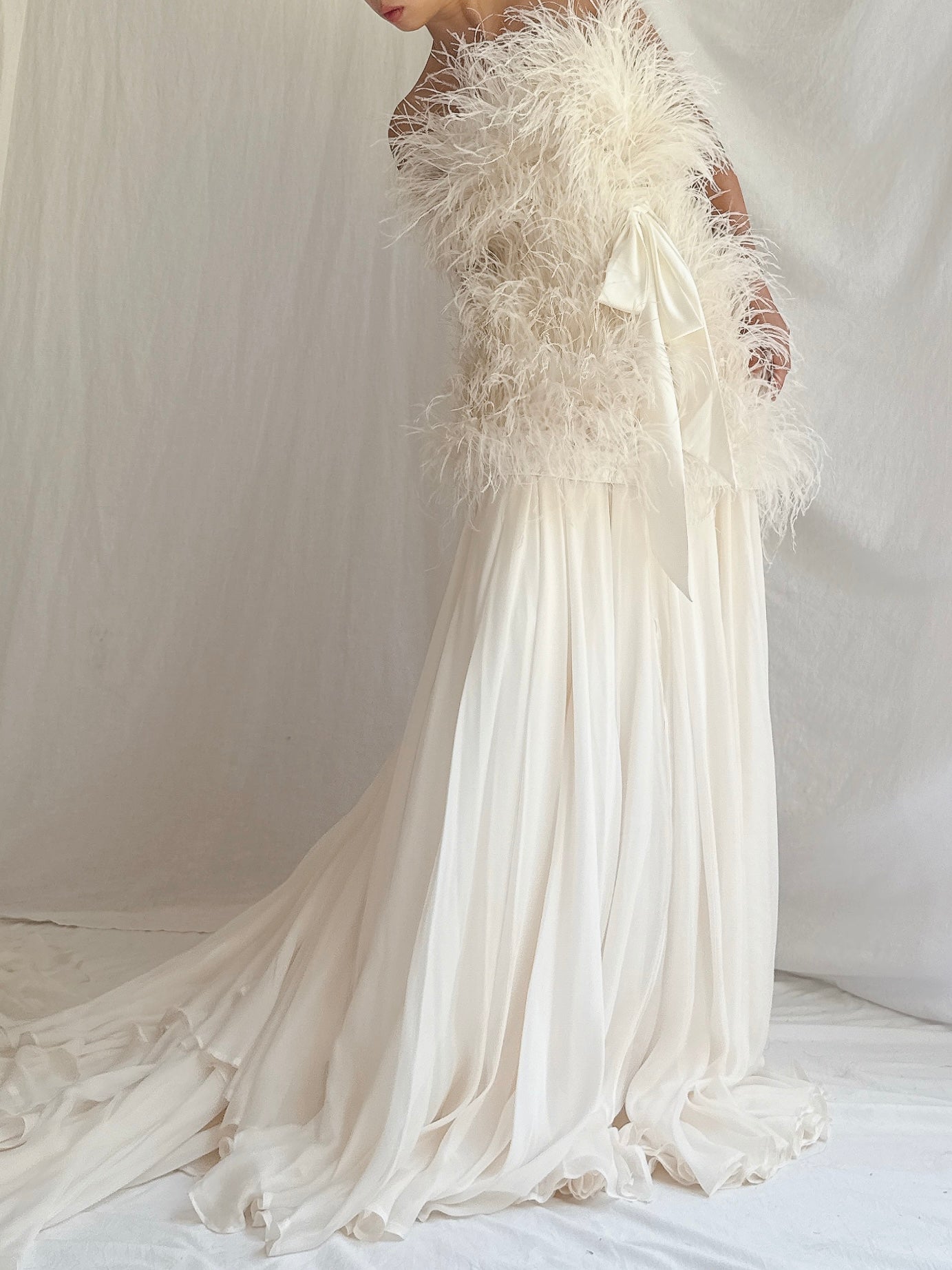 00 Feather and Silk Set - S/4