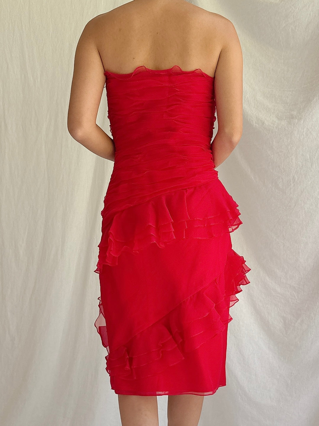 Vintage Silk Organza Dress - M/8