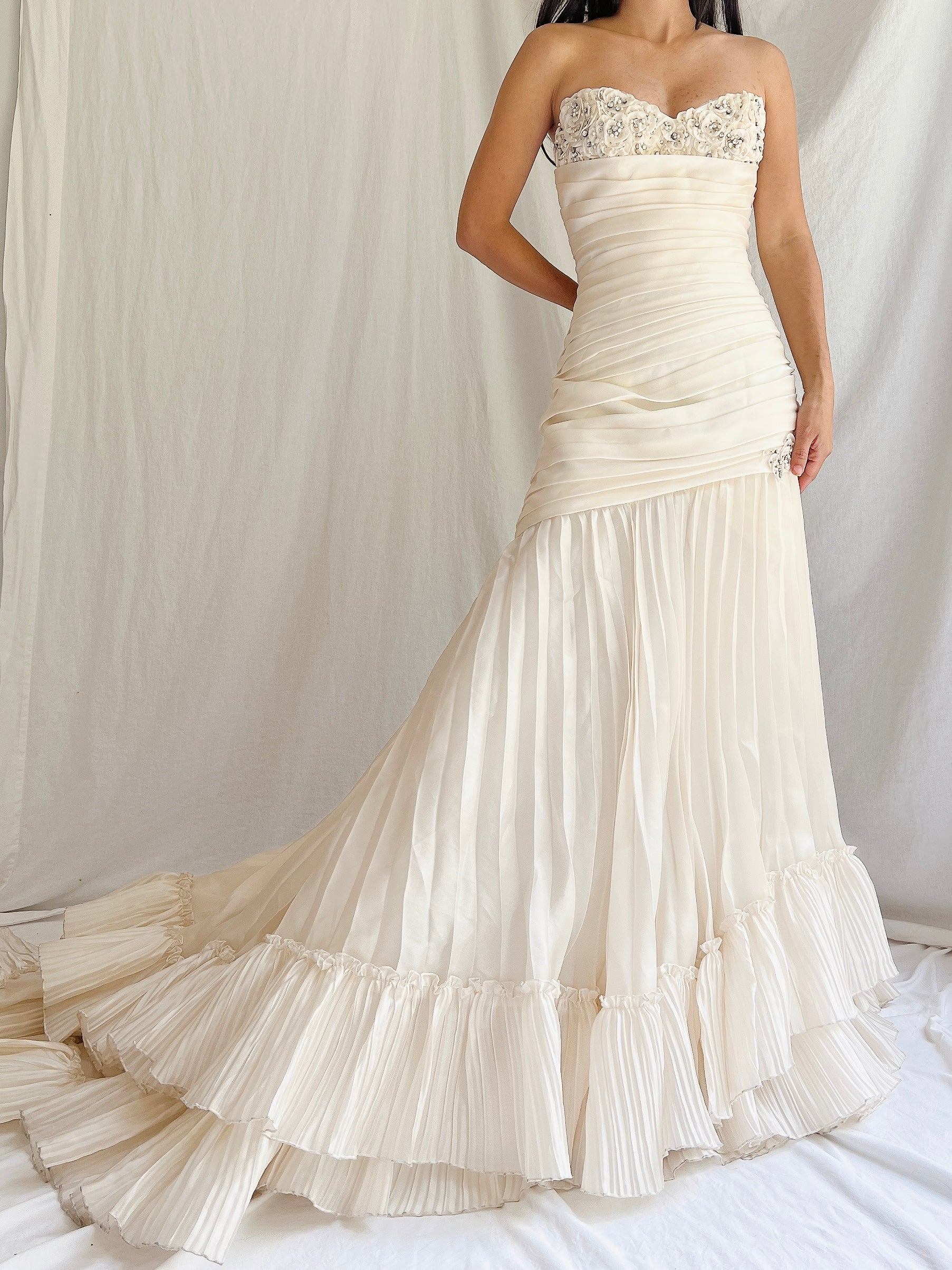 Liancarlo Couture Silk Organza Gown - S/6