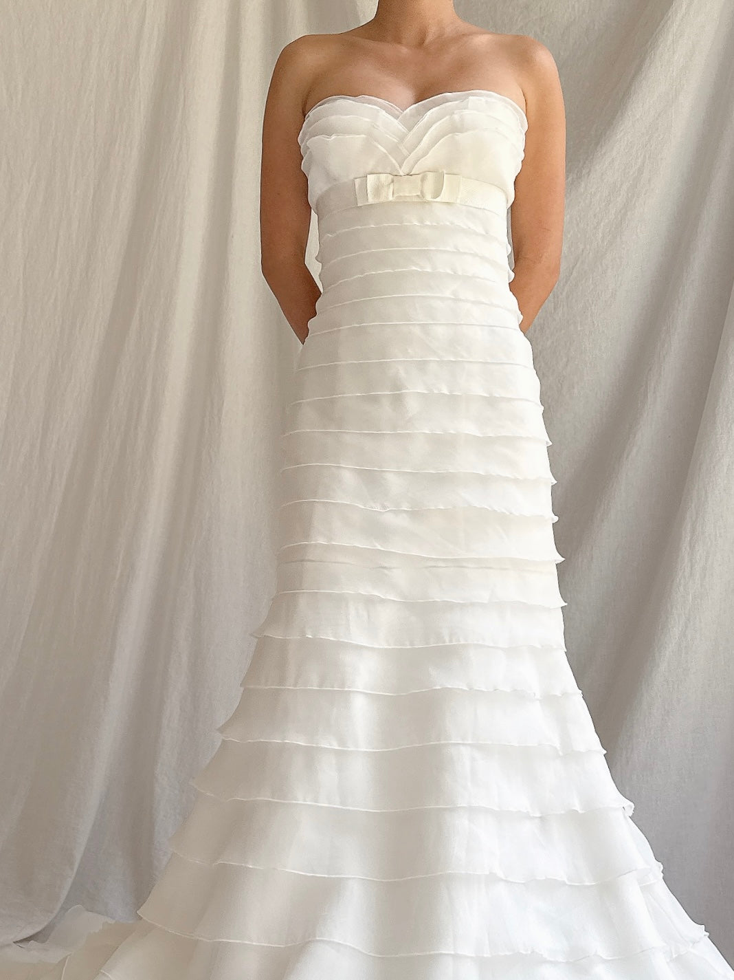 Vintage Ruffle Organza Dress - S/4