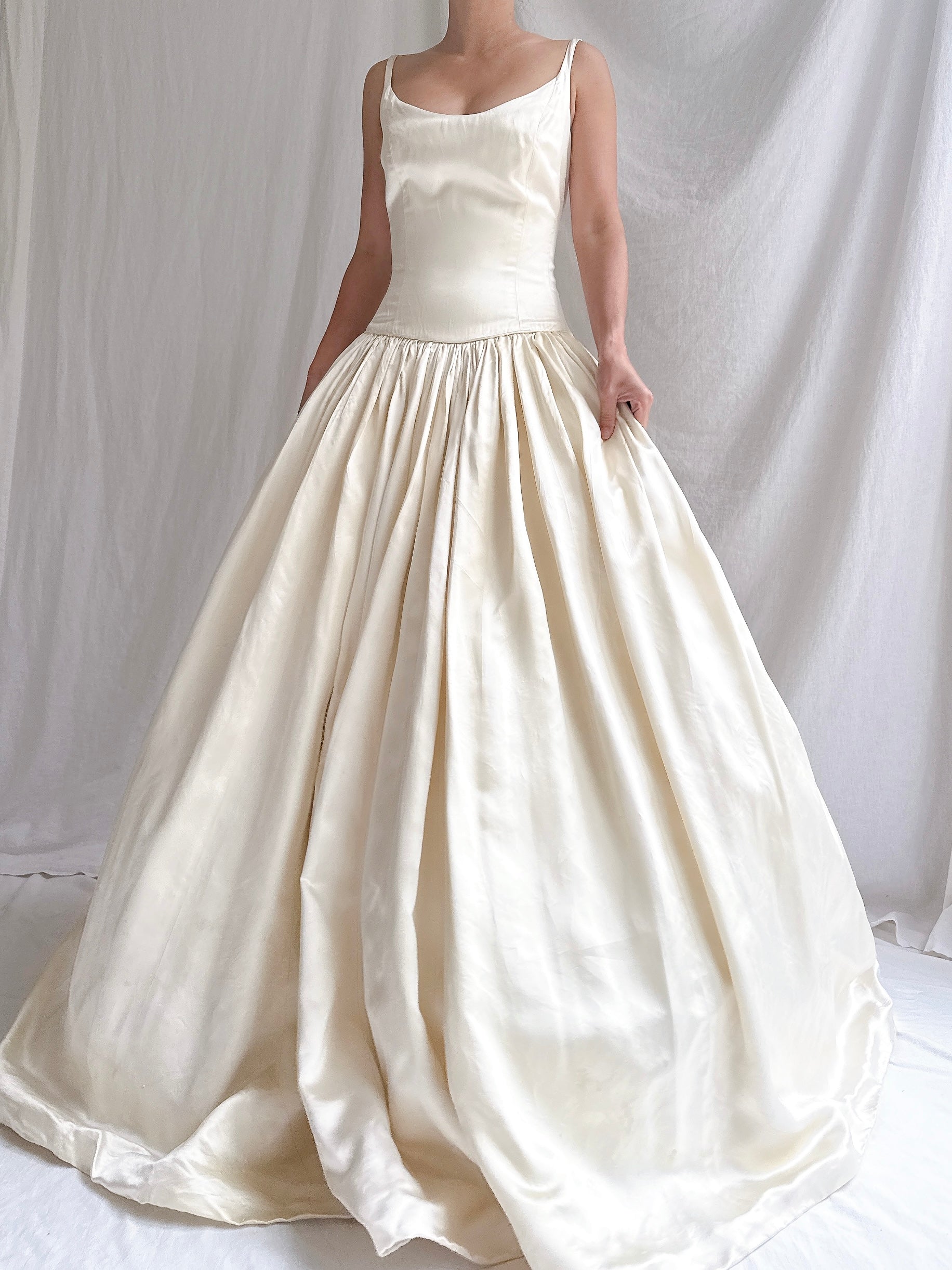 Vintage Lazaro Silk Gown - XS/2/4