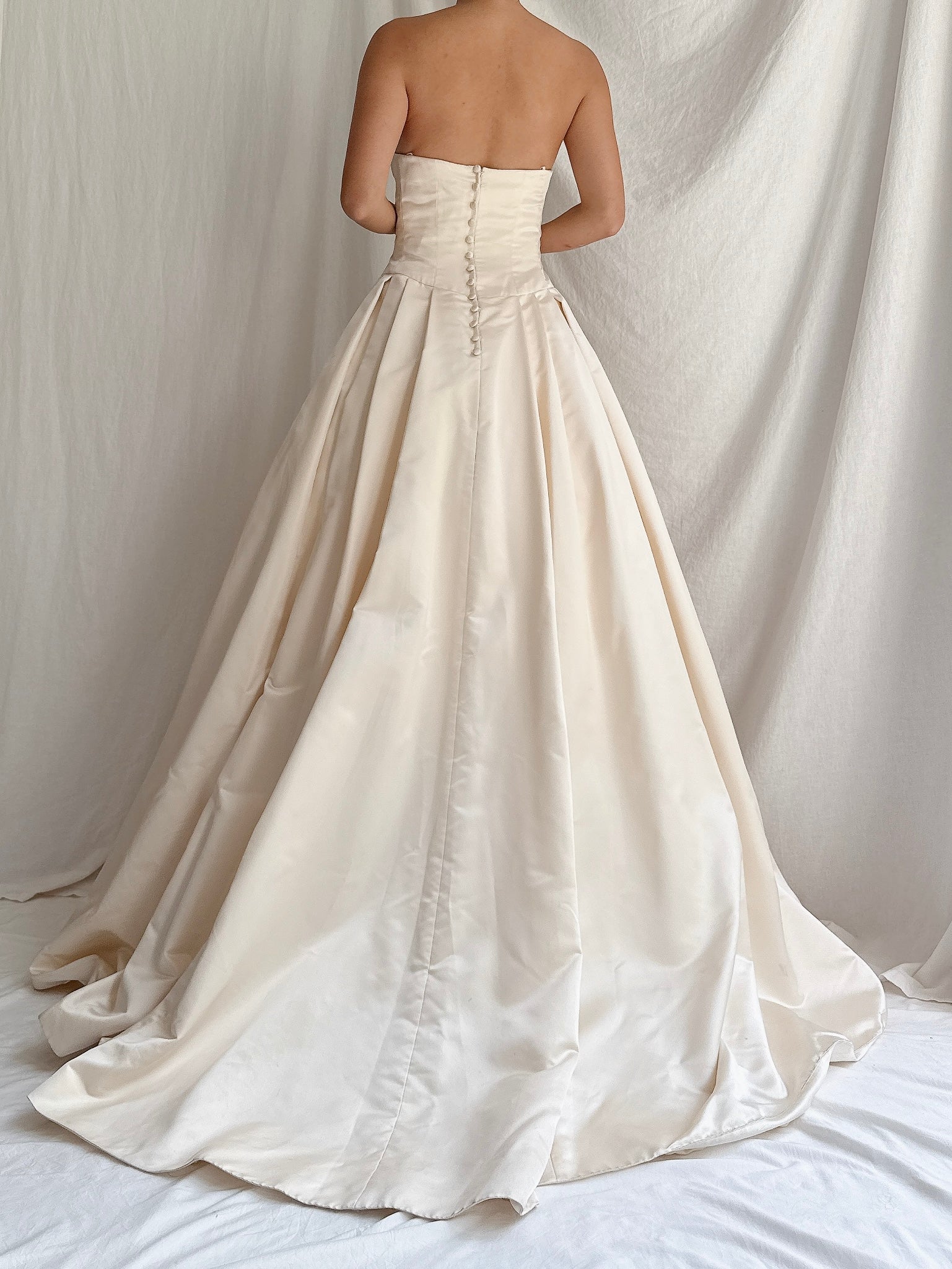 1990s Wearkstatt Silk Gown - S/M 8