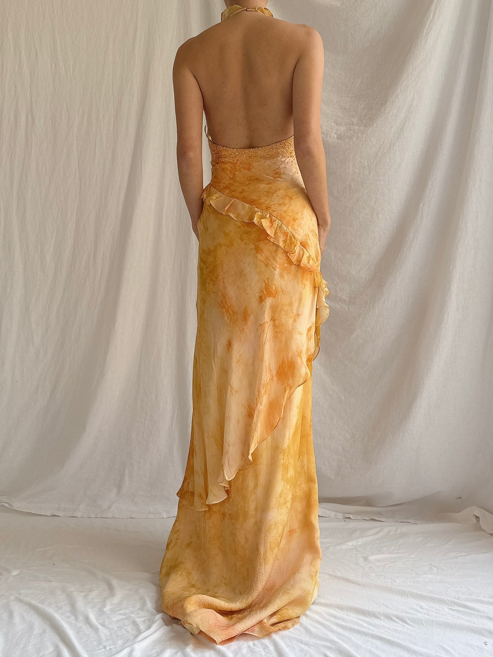 Vintage Silk YSA Makino Gown - M