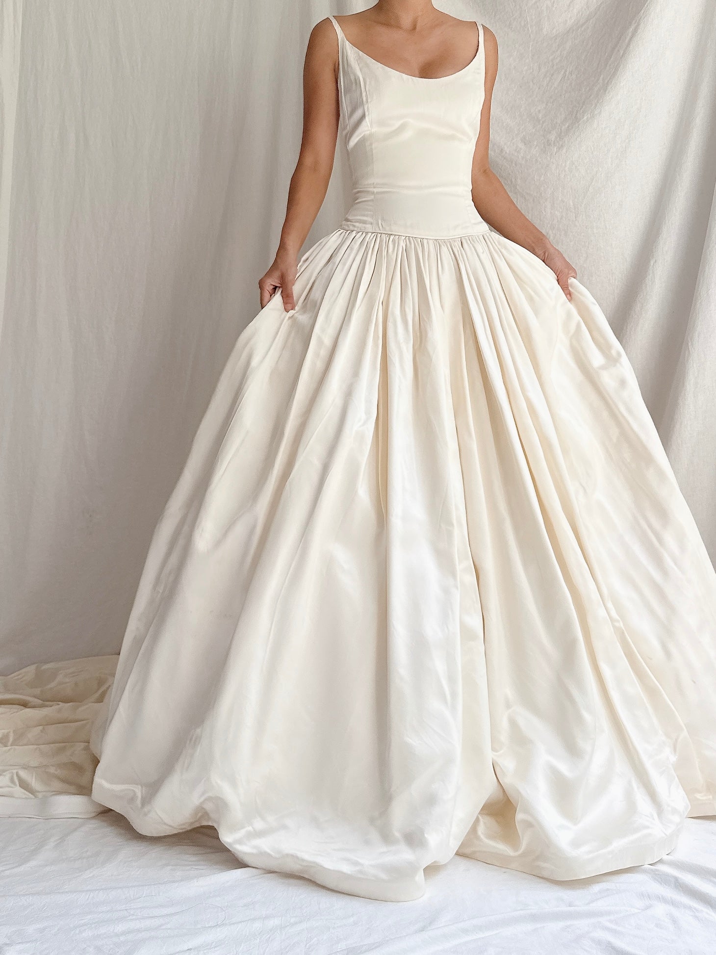 Vintage Lazaro Silk Gown - M/8