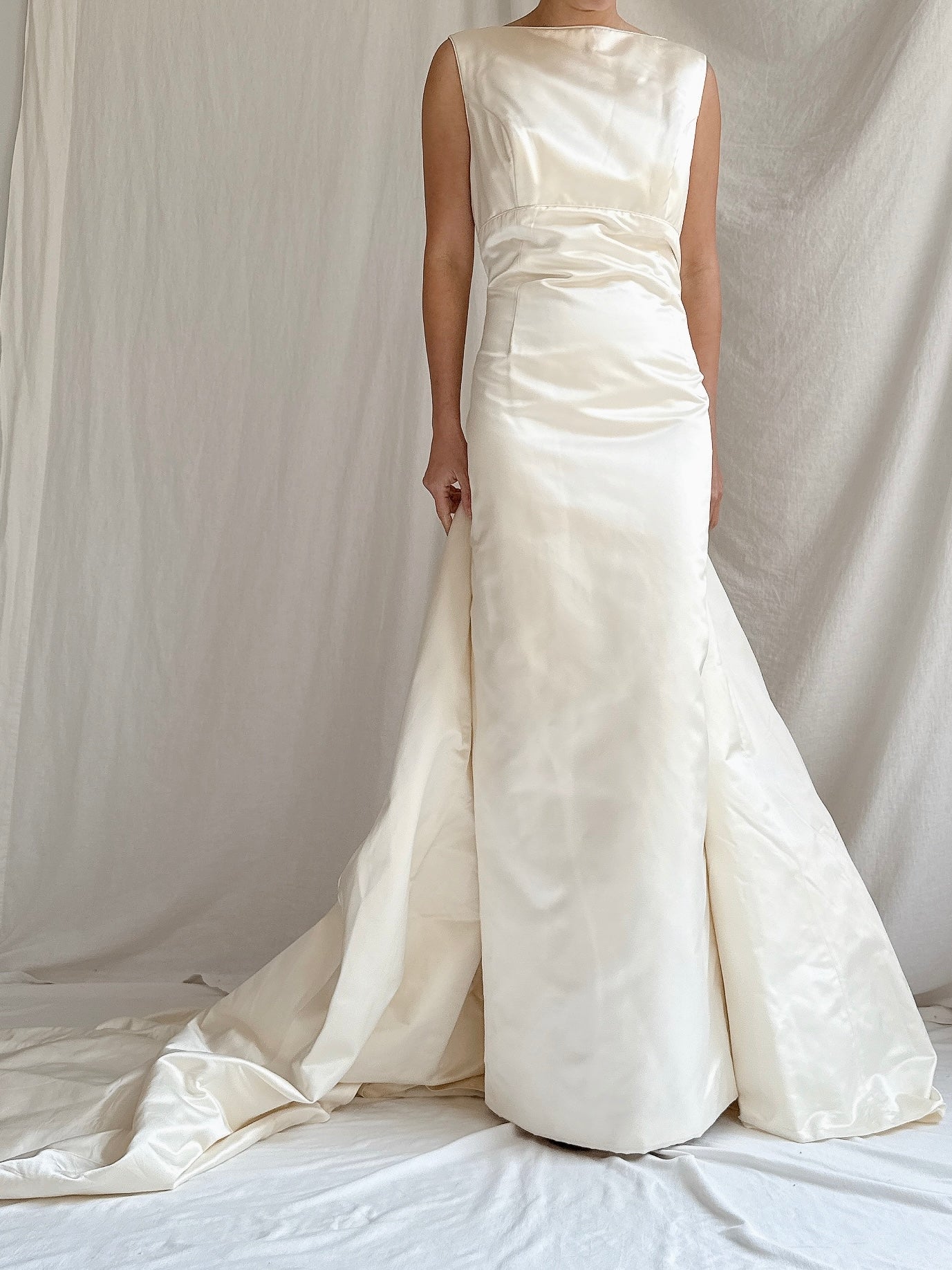 Vintage Silk 2 Piece Gown - M