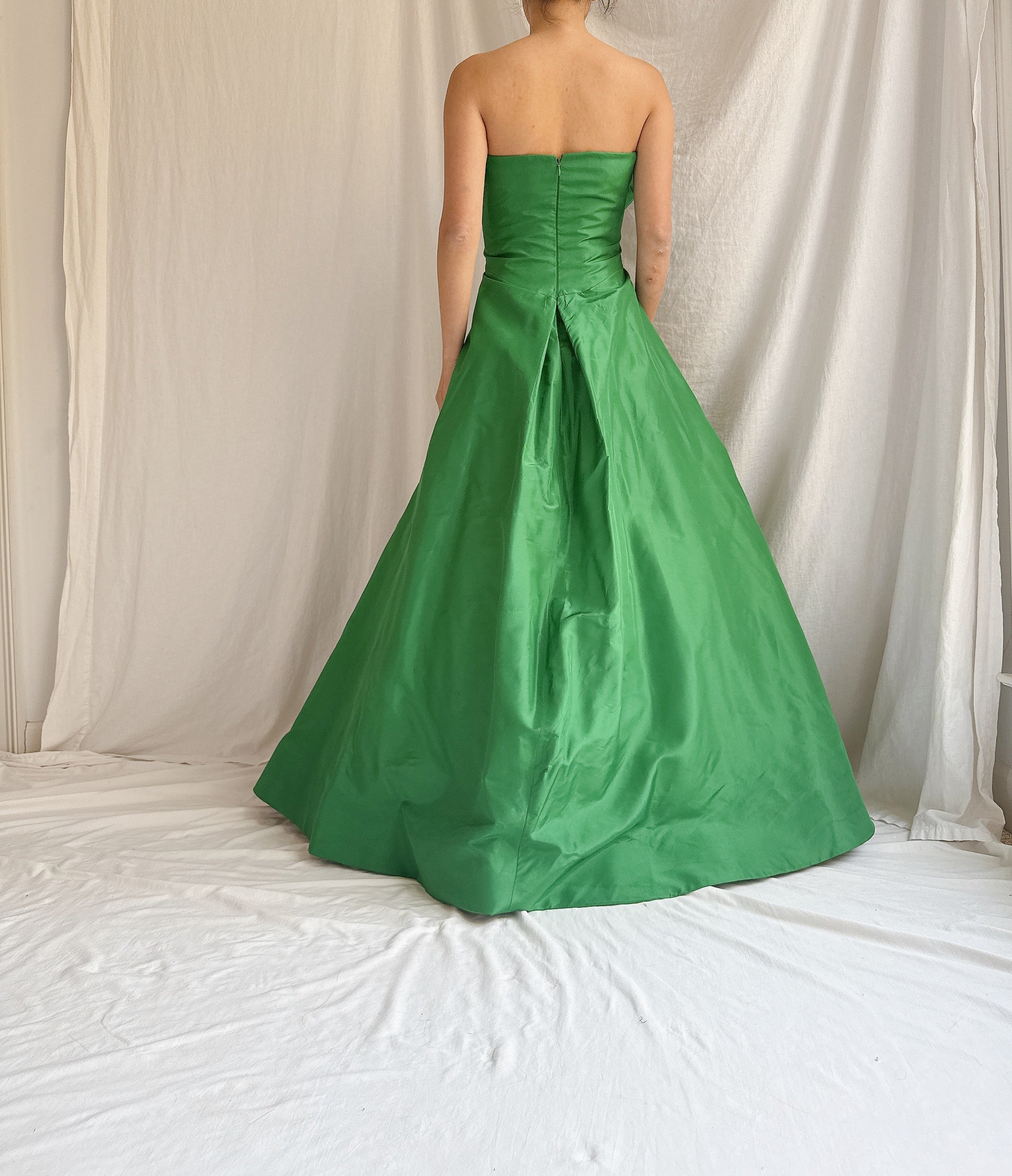 Vintage Scaasi Silk Gown - L