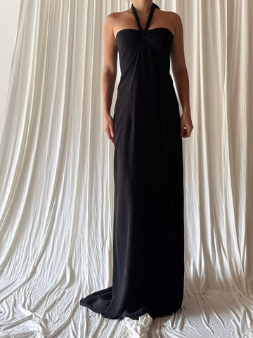 Vintage Petrovich and Robinson Rayon Gown - FR 38