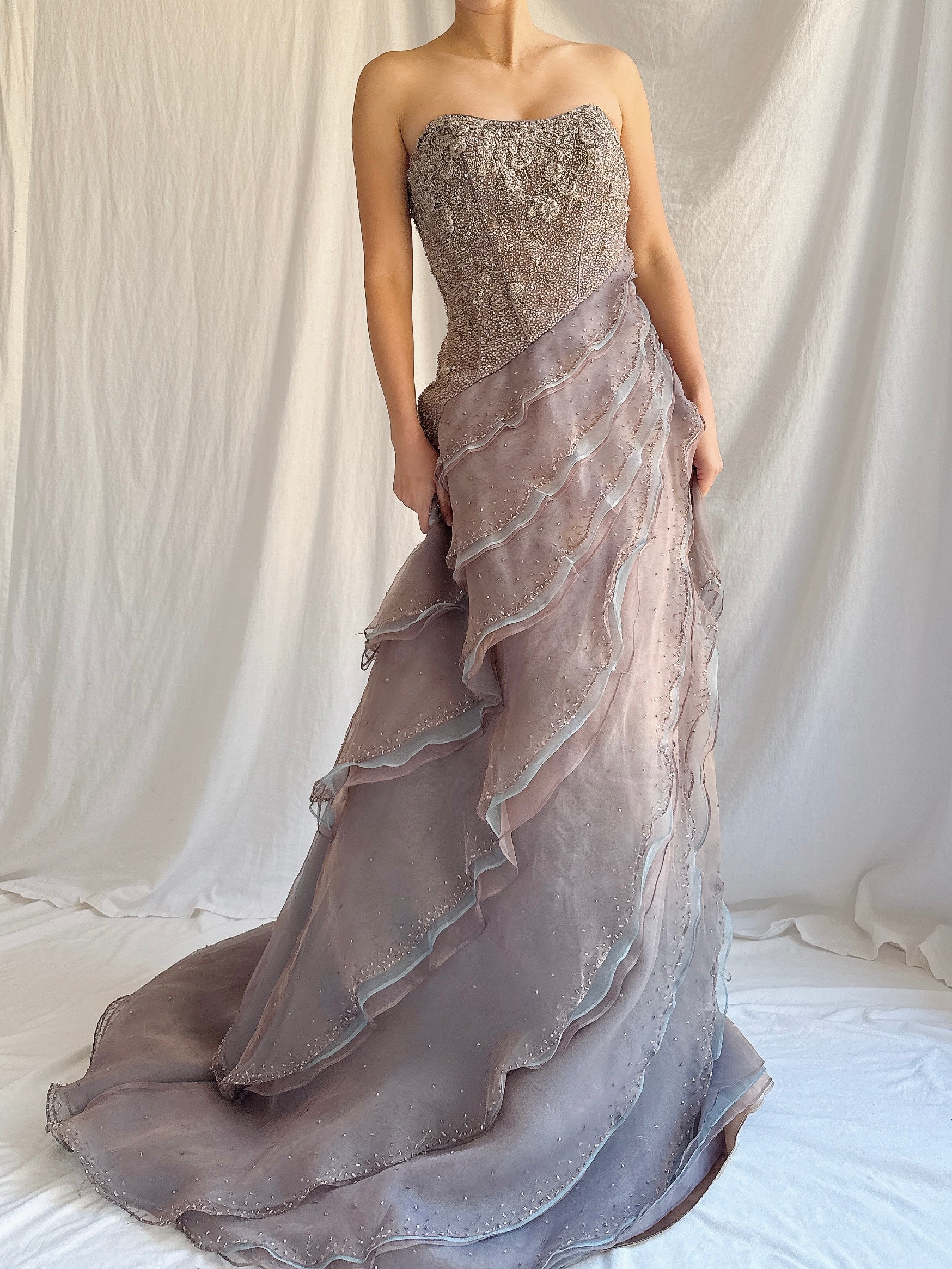 1990s Ysa Makino Organza Dress - M/8