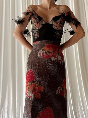 Vintage Mathyro Bustier - UK 14