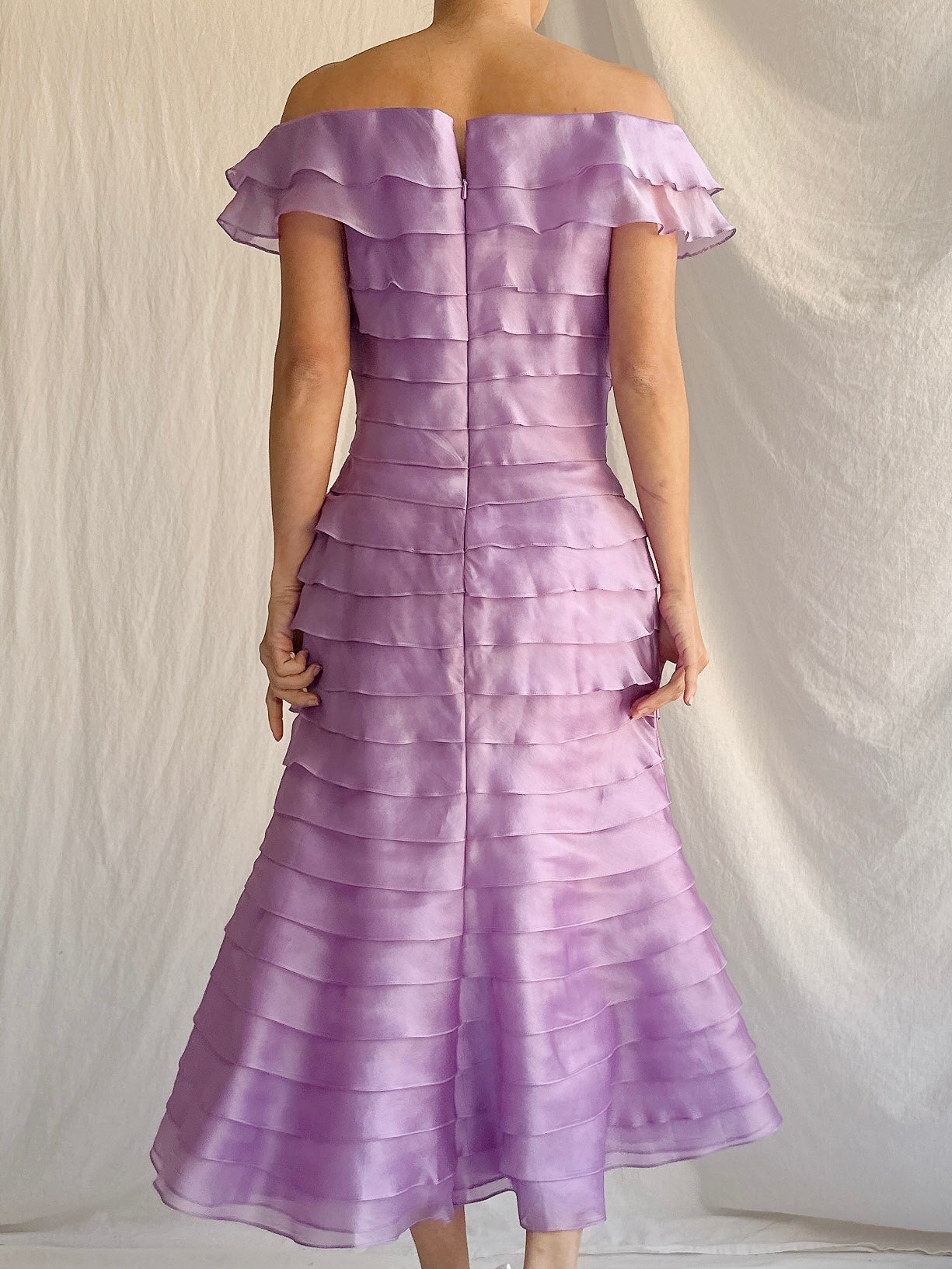 Vintage Belleville Sassoon Silk Organza Dress - S/ UK 8/US 4/6