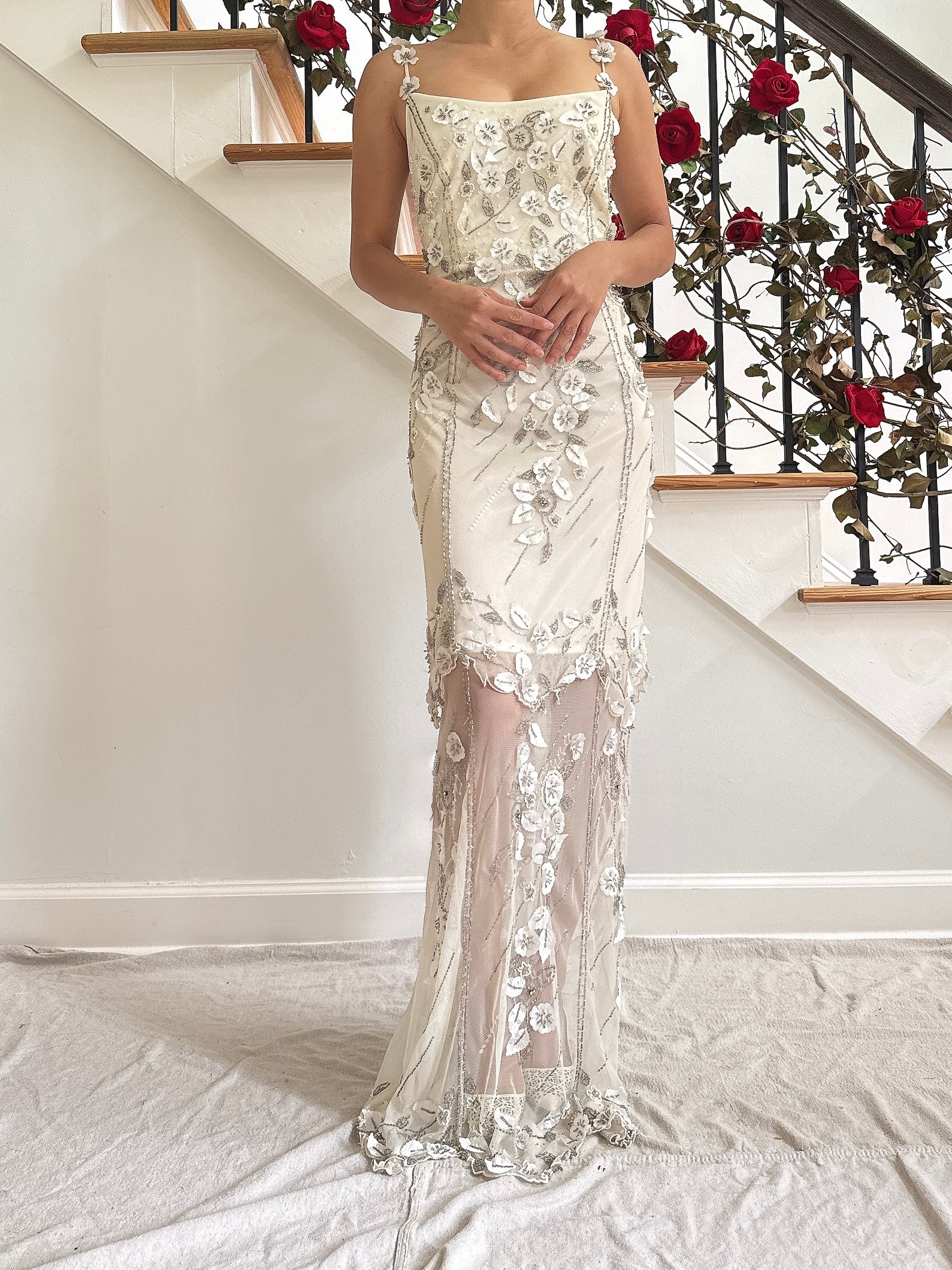 Vintage Sue Wong Beaded 2 Piece Set - M/L