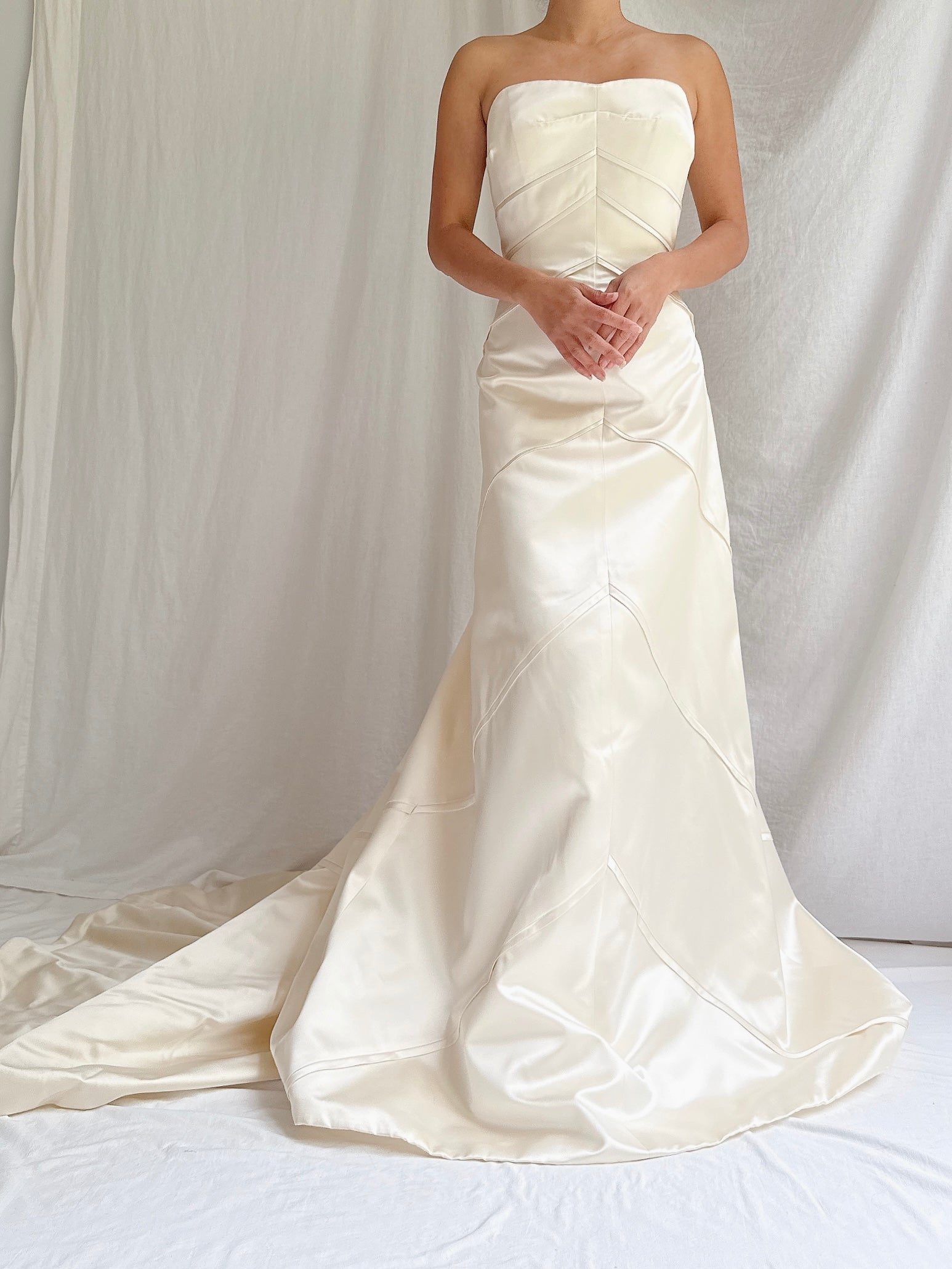 Vintage Pricilla of Boston Silk/Satin Gown - M/10