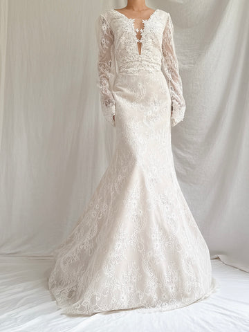 Vintage Liancarlo “Azul” Lace Gown - M/6