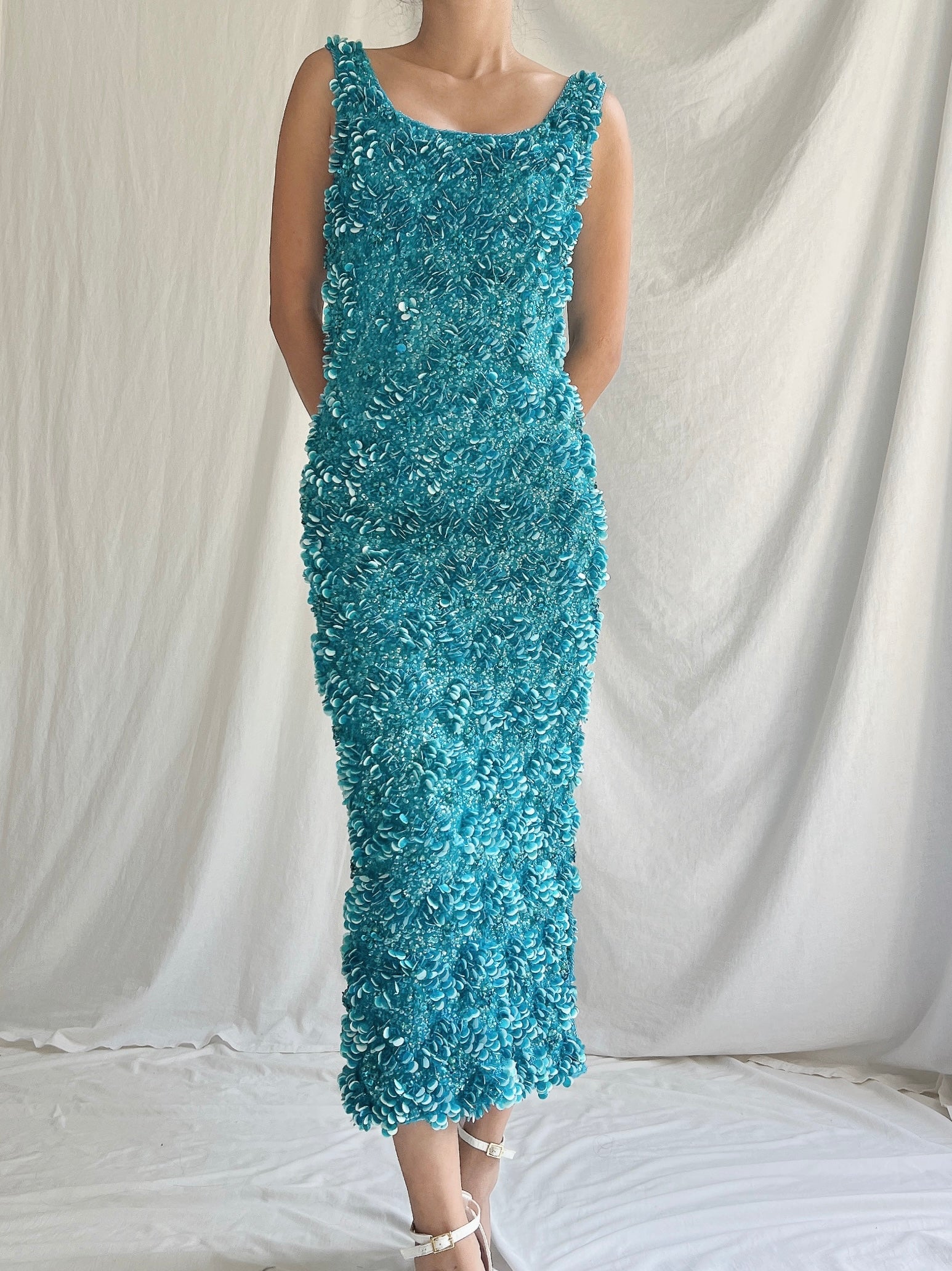 1960s Sequins Dress - S