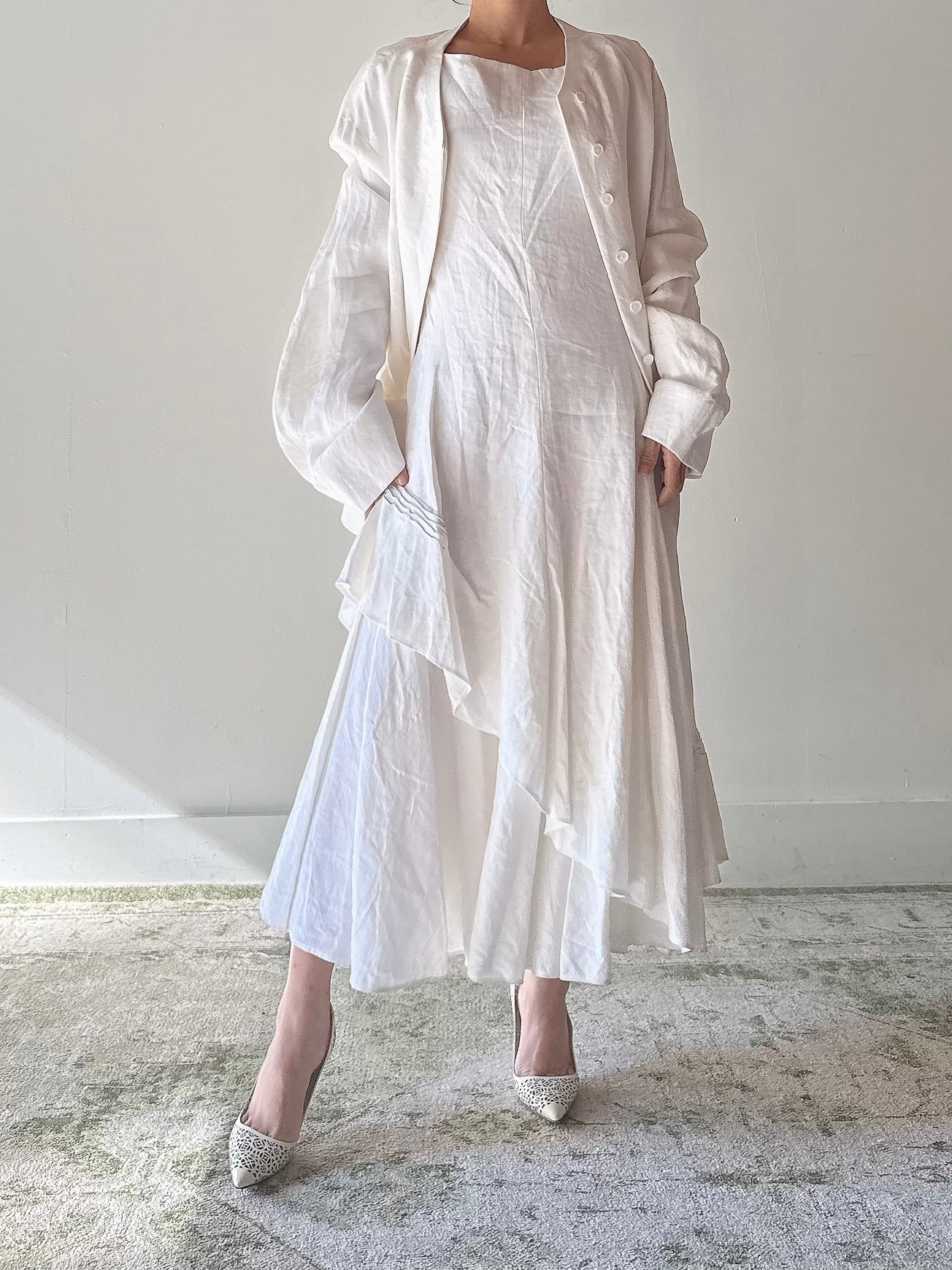 Vintage Anett Rostel Linen 2 Piece Set - FR44