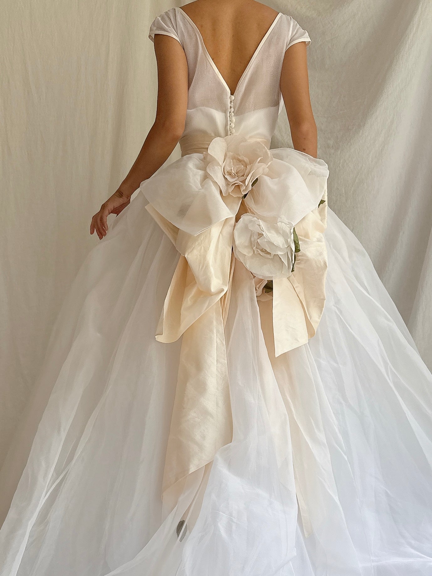 Vintage Christian Dior Silk Organza Gown - XS/2