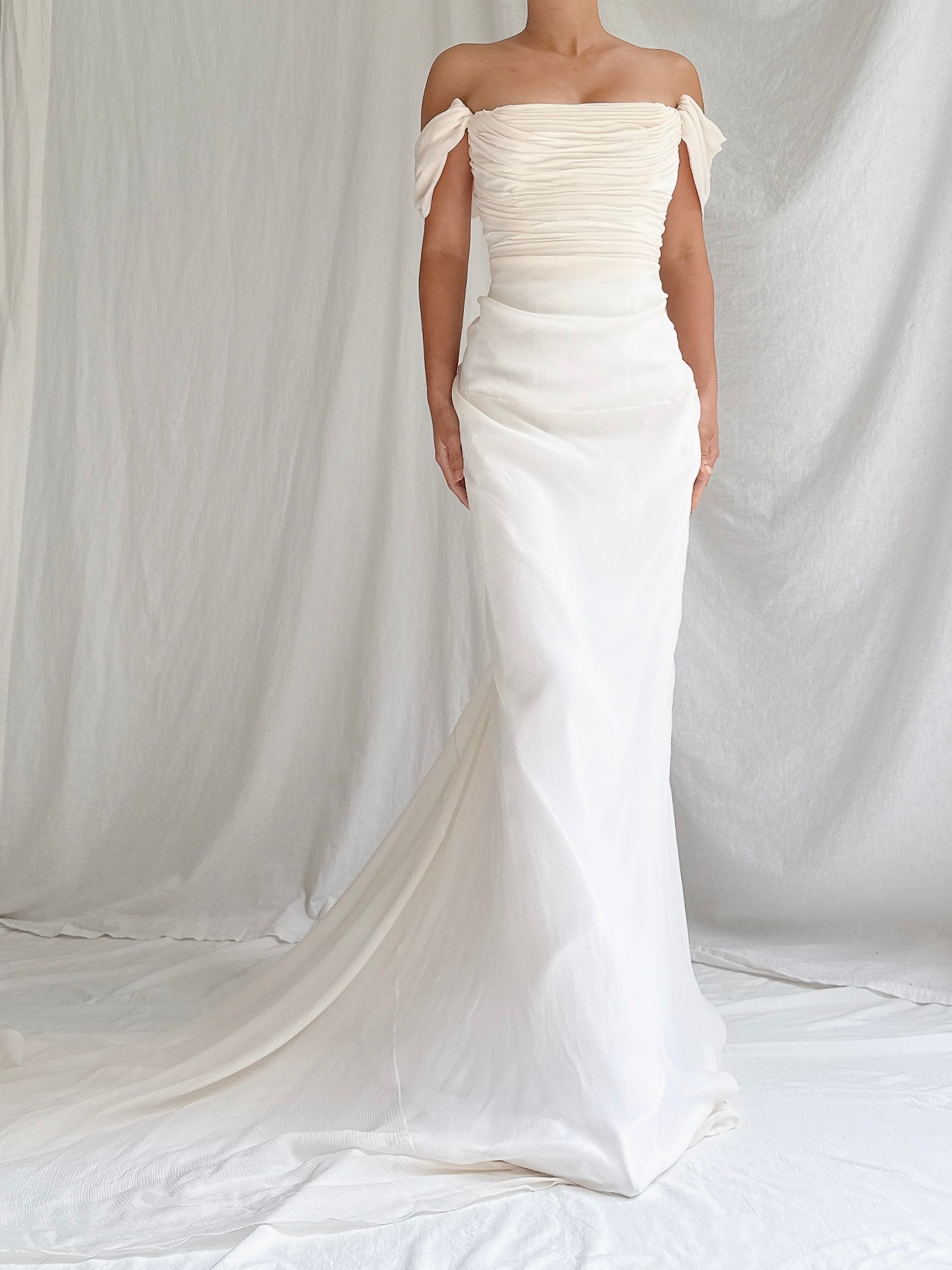 Vintage Peter Langner Italy Silk Gown - S/M
