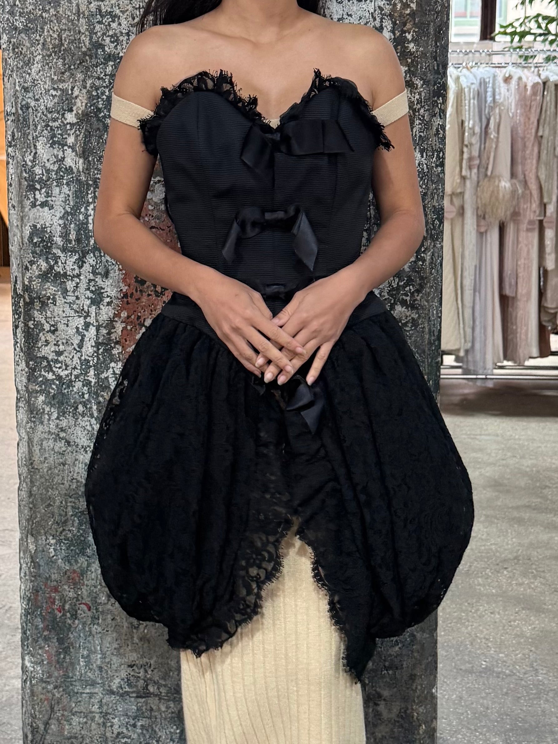 Vintage Victor Costa Peplum Tunic - XS