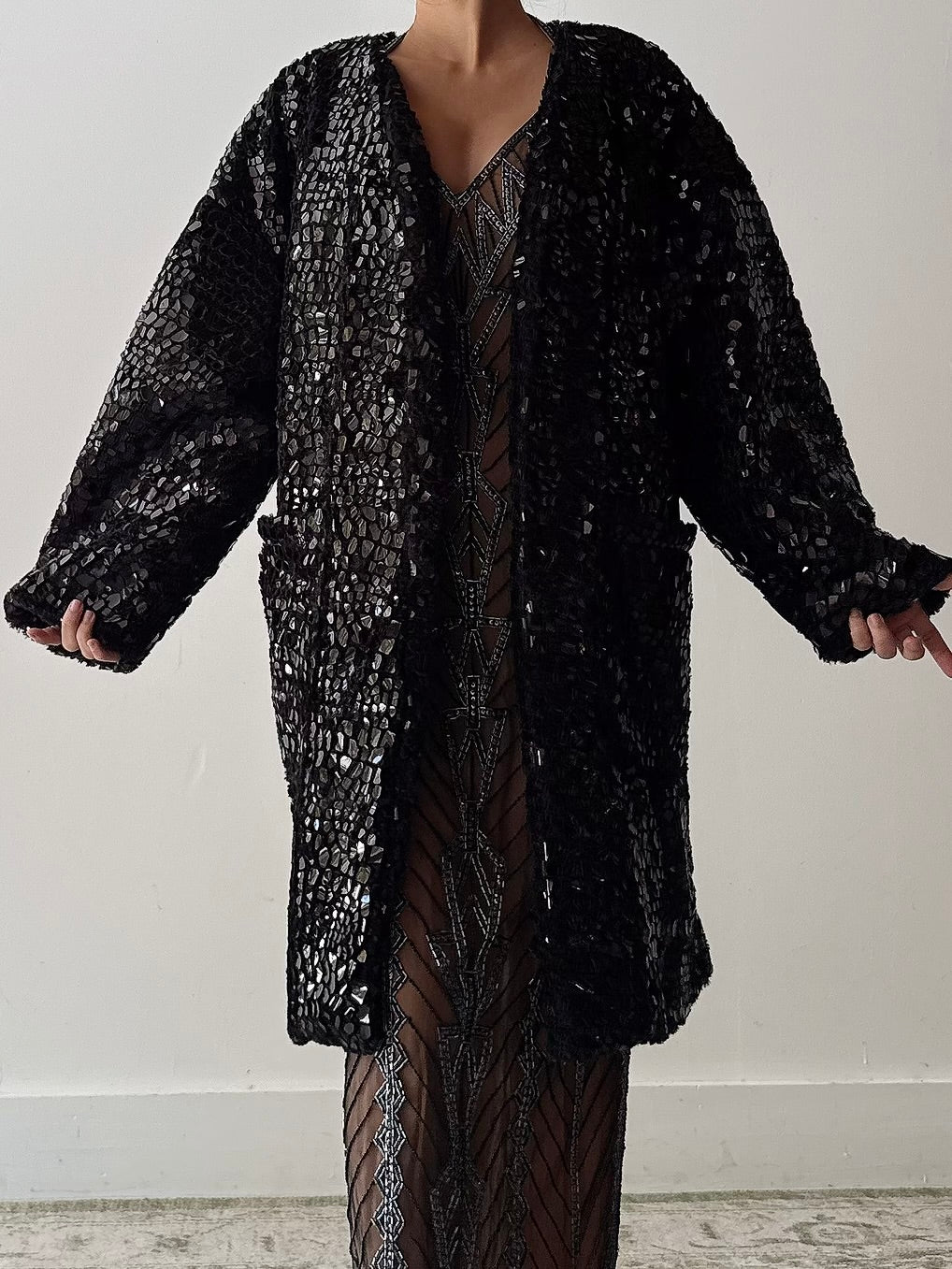 Vintage Interdee Paris Textured Jacket - M