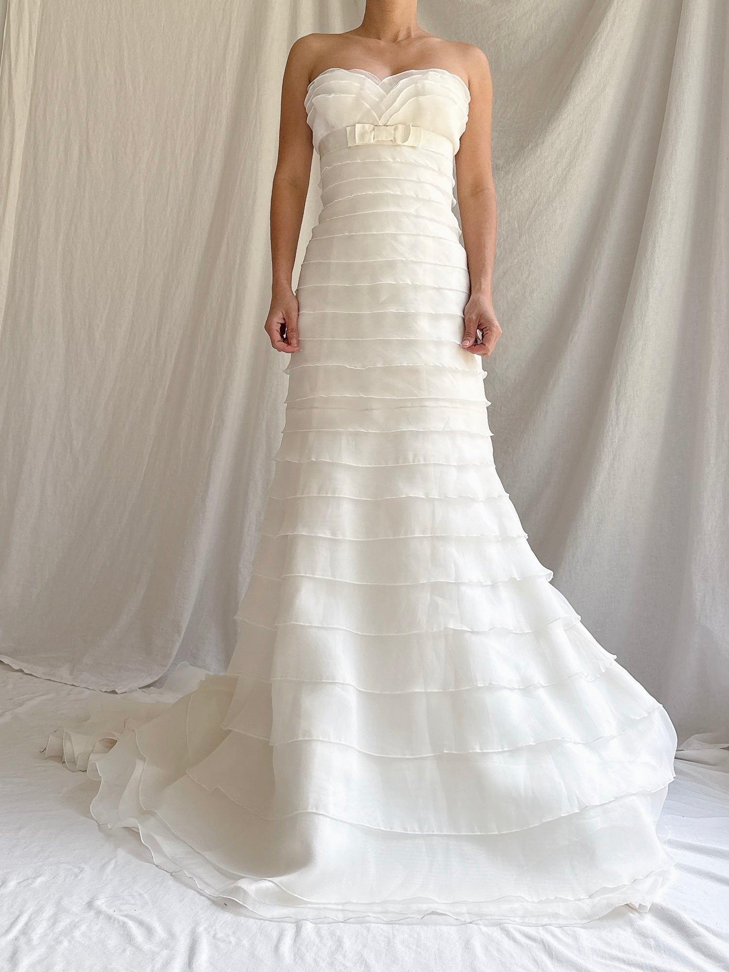 Vintage Ruffle Organza Dress - S/4