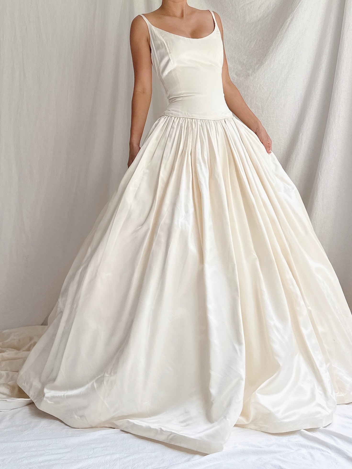Vintage Lazaro Silk Gown - M/8