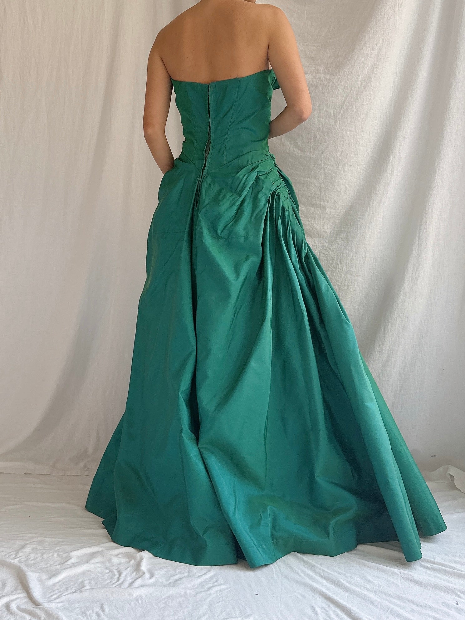 1950s Fred Perlberg Draped Gown - S/M