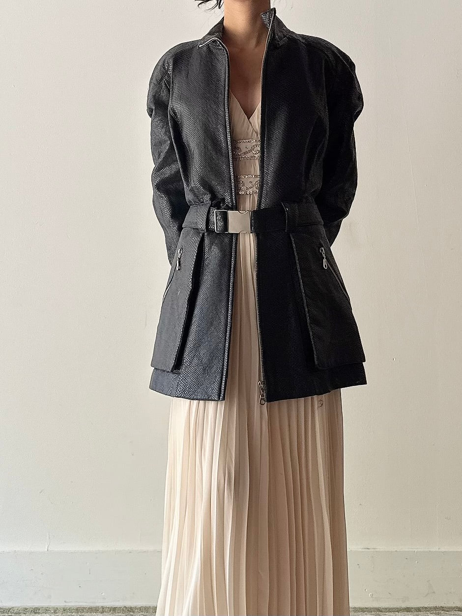 Vintage Black Mugler Trademark Jacket - M/L