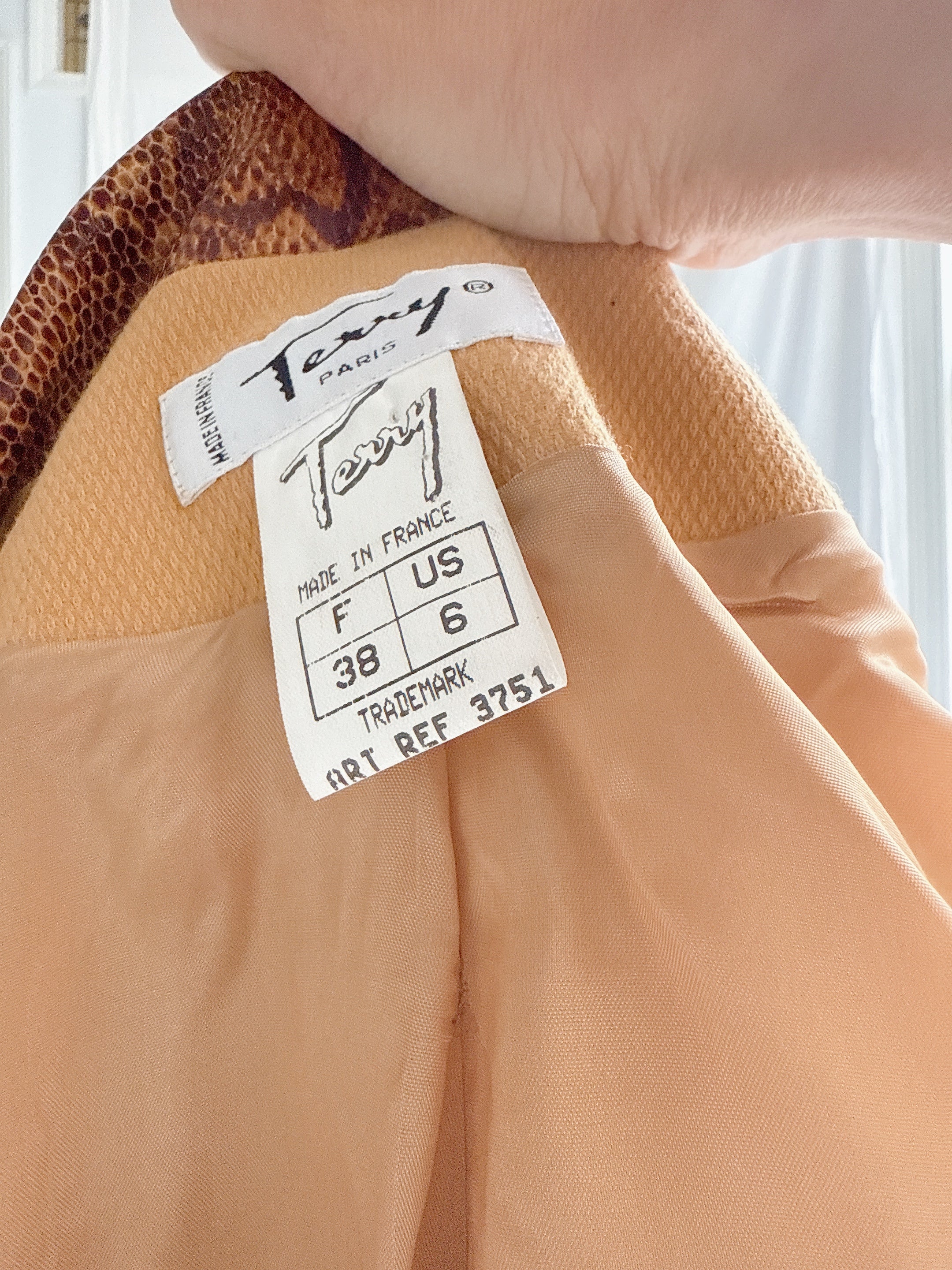 Vintage Terry Paris Jacket - M