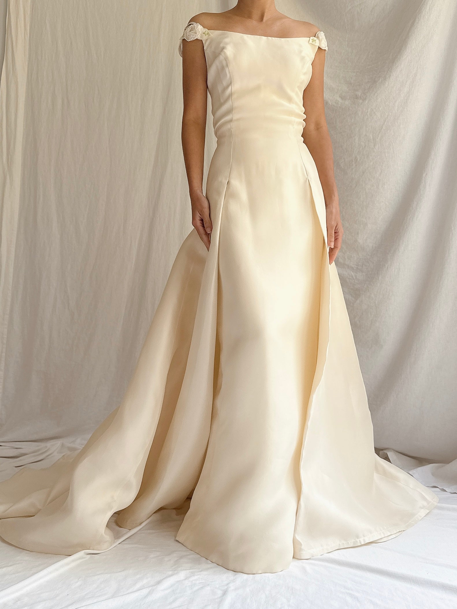 Vintage Aimee Atelier Silk Organza Gown - S