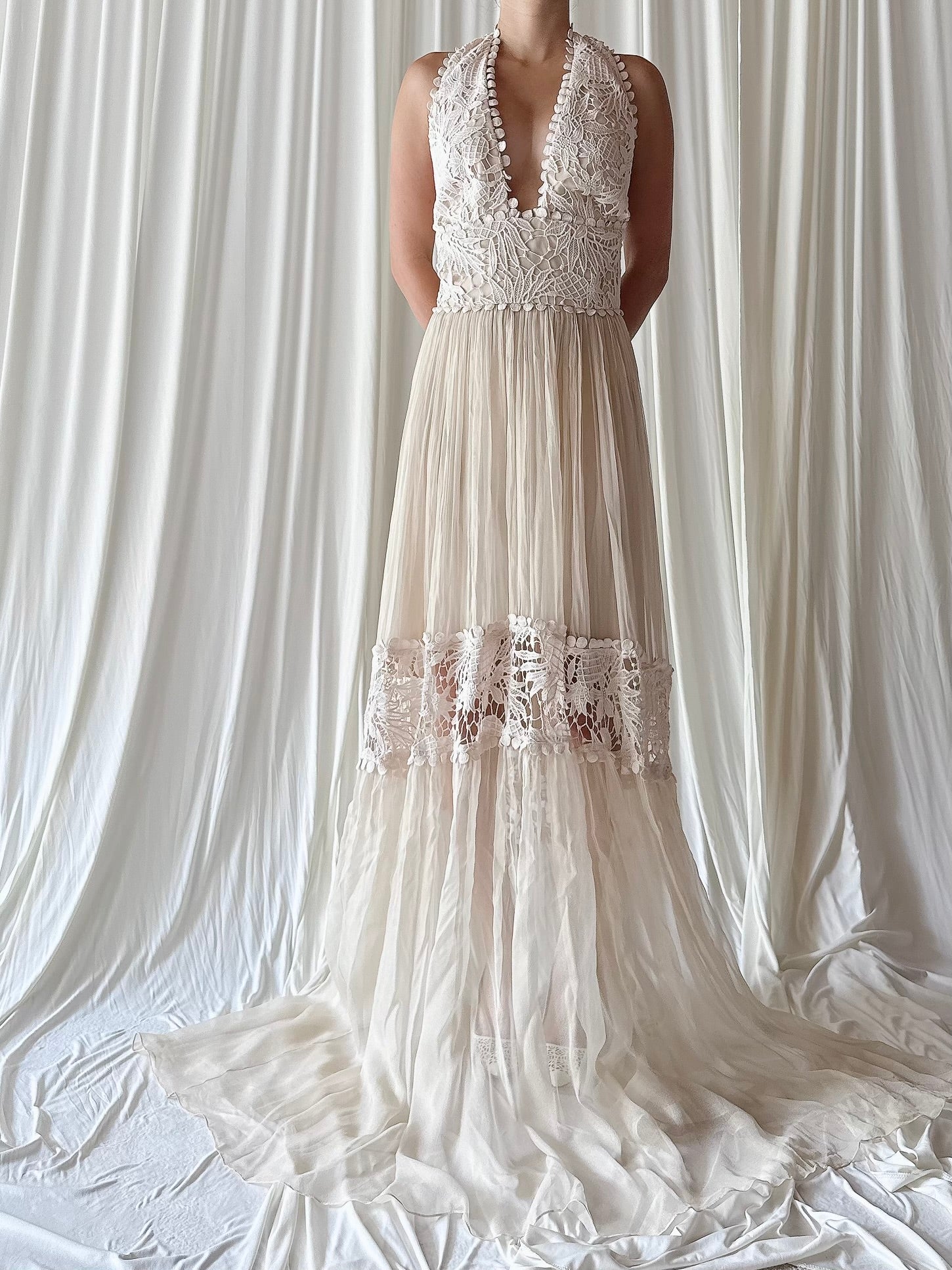 Maria Lucia Hohan Silk Knit Gown