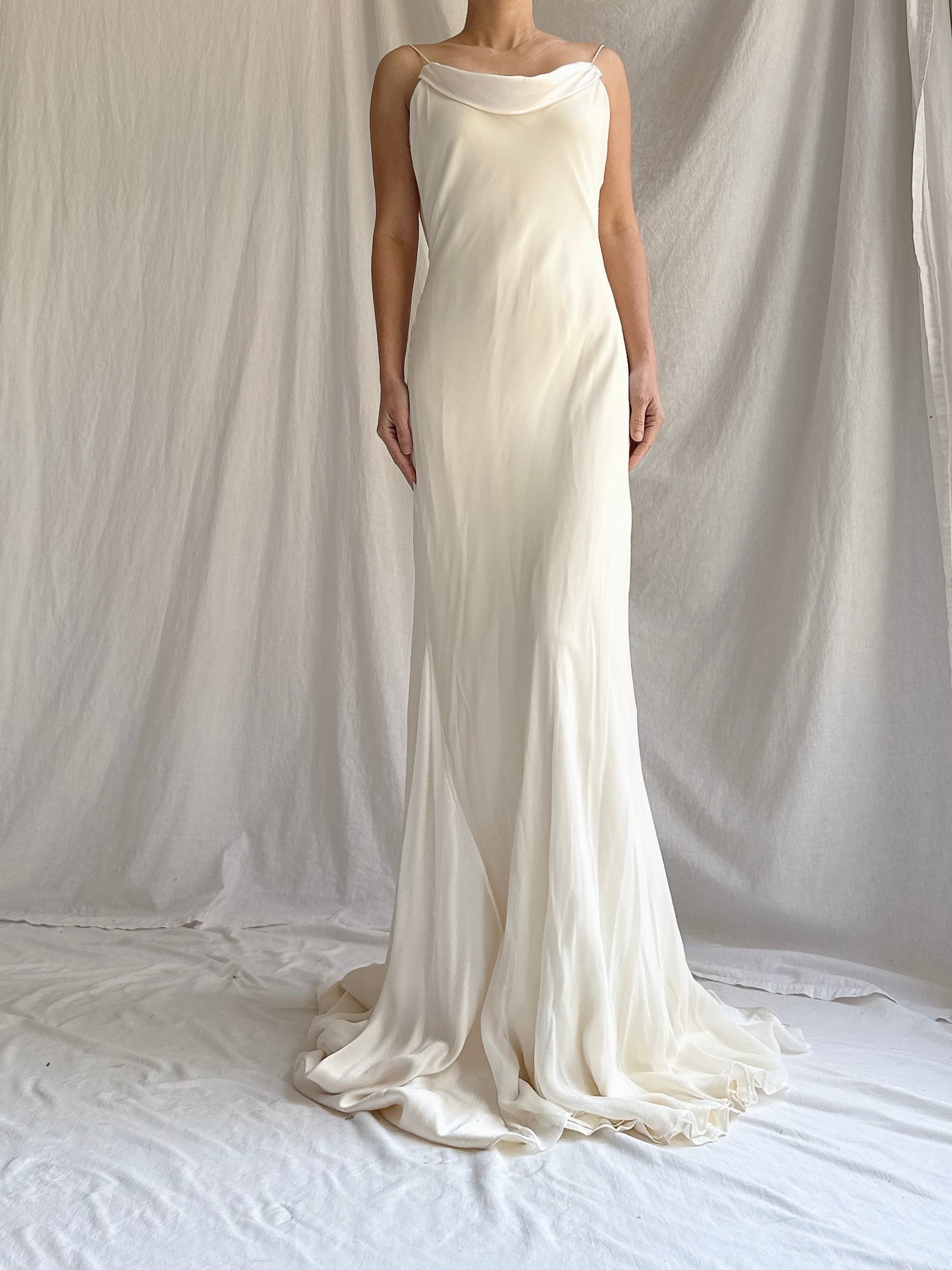Vintage Vera Wang Silk Bias Gown - XS