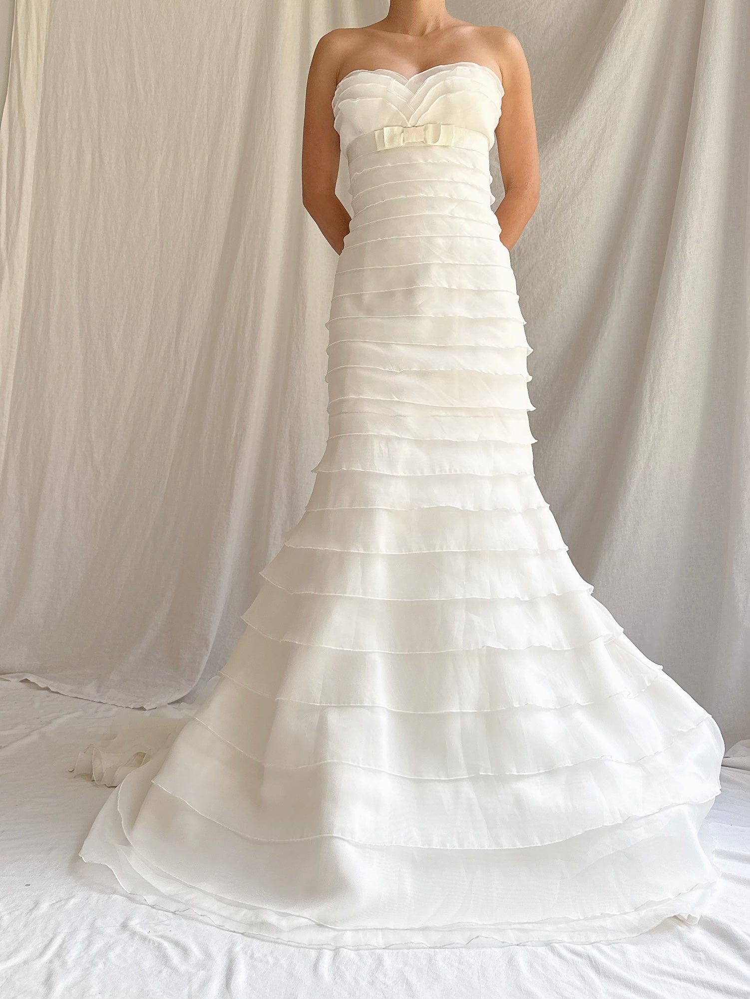 Vintage Ruffle Organza Dress - S/4