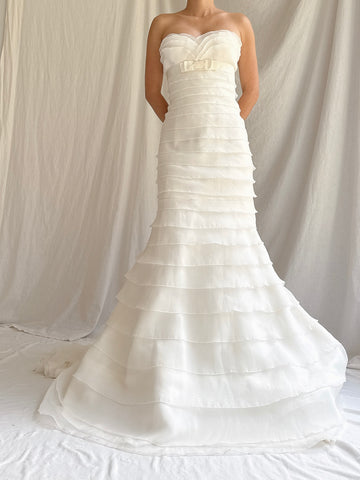 Vintage Ruffle Organza Dress - S/4