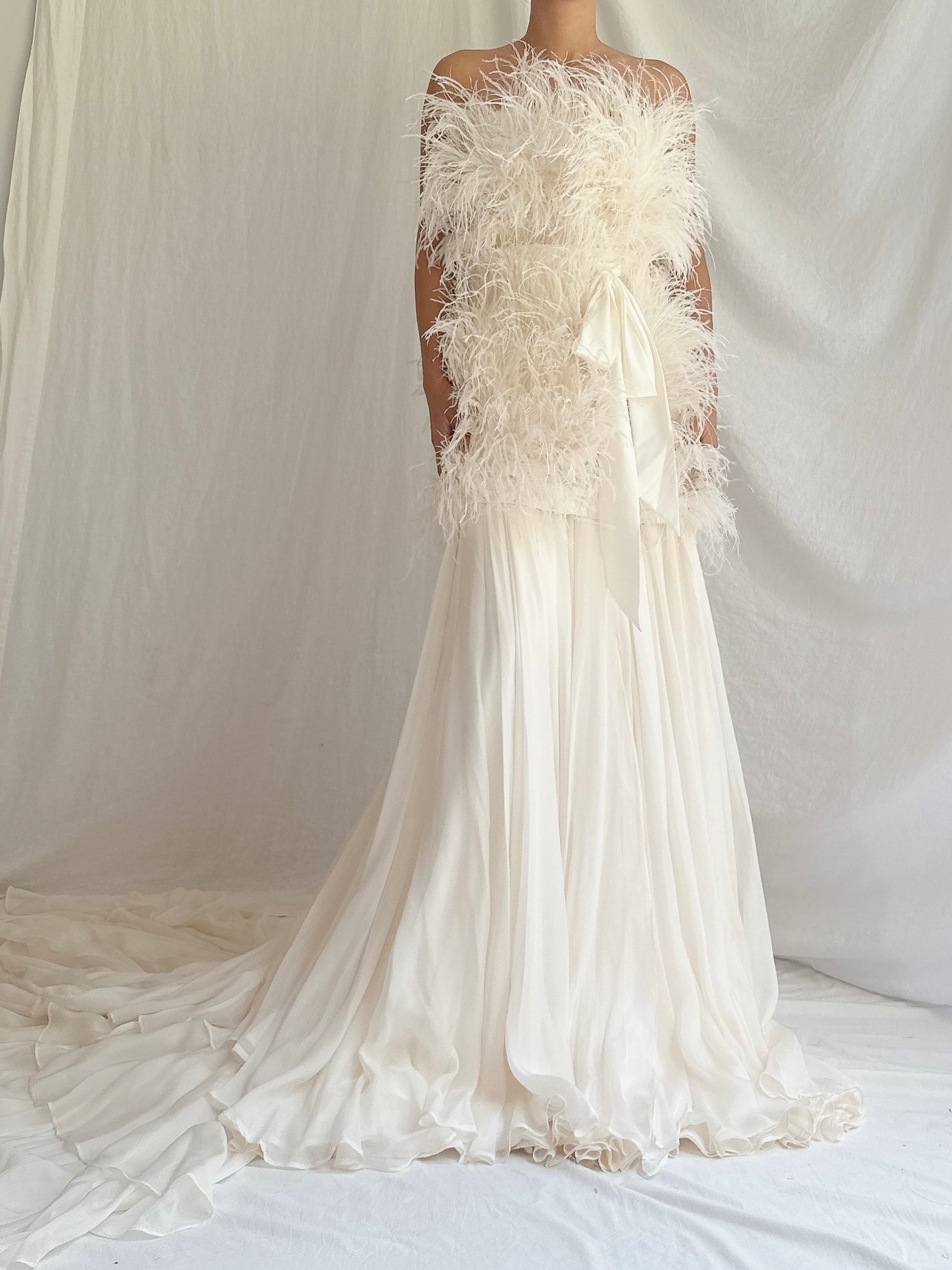 00 Feather and Silk Set - S/4