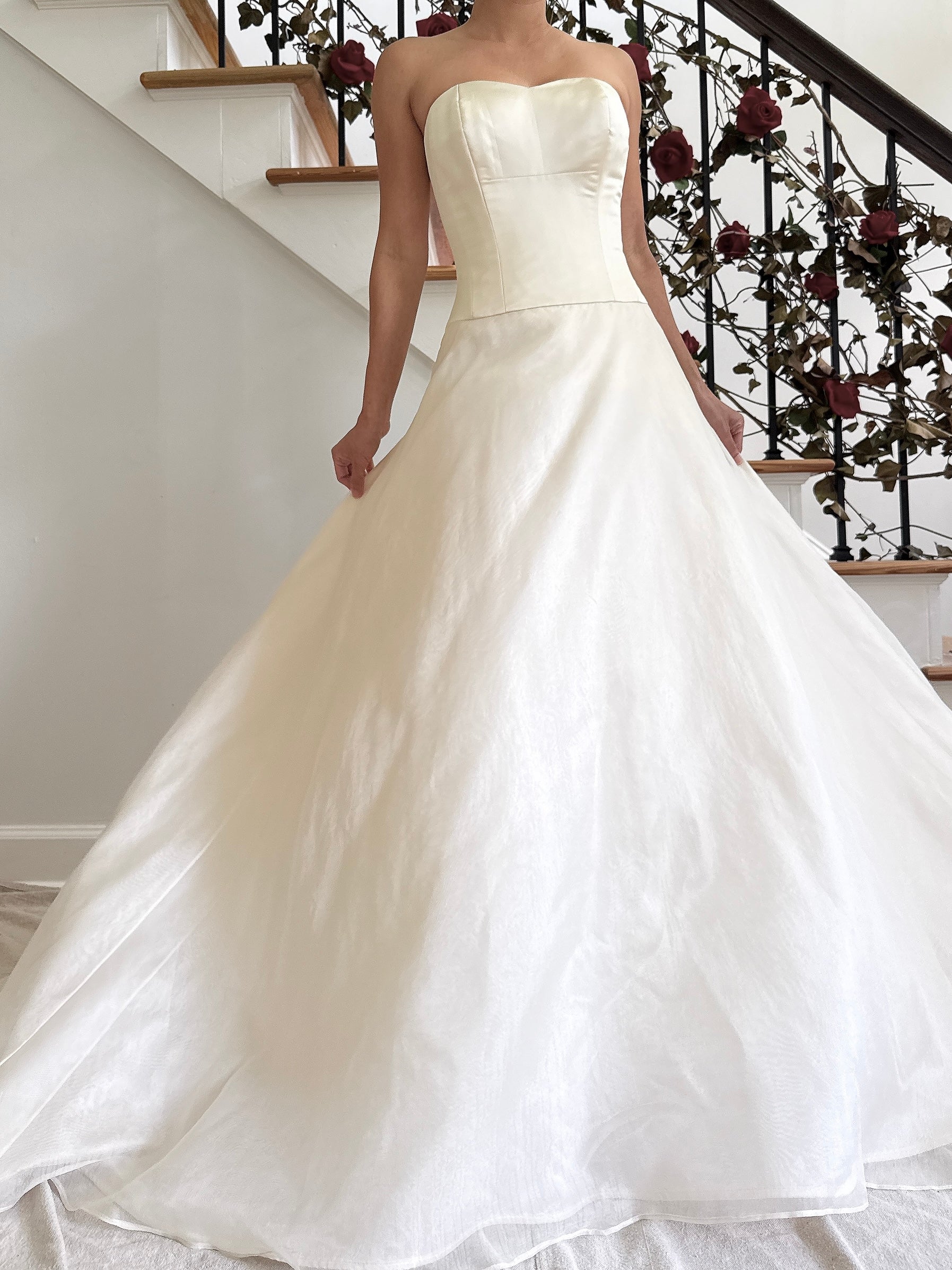 Vintage Birnbaum & Bullock Silk Organza Gown - XS