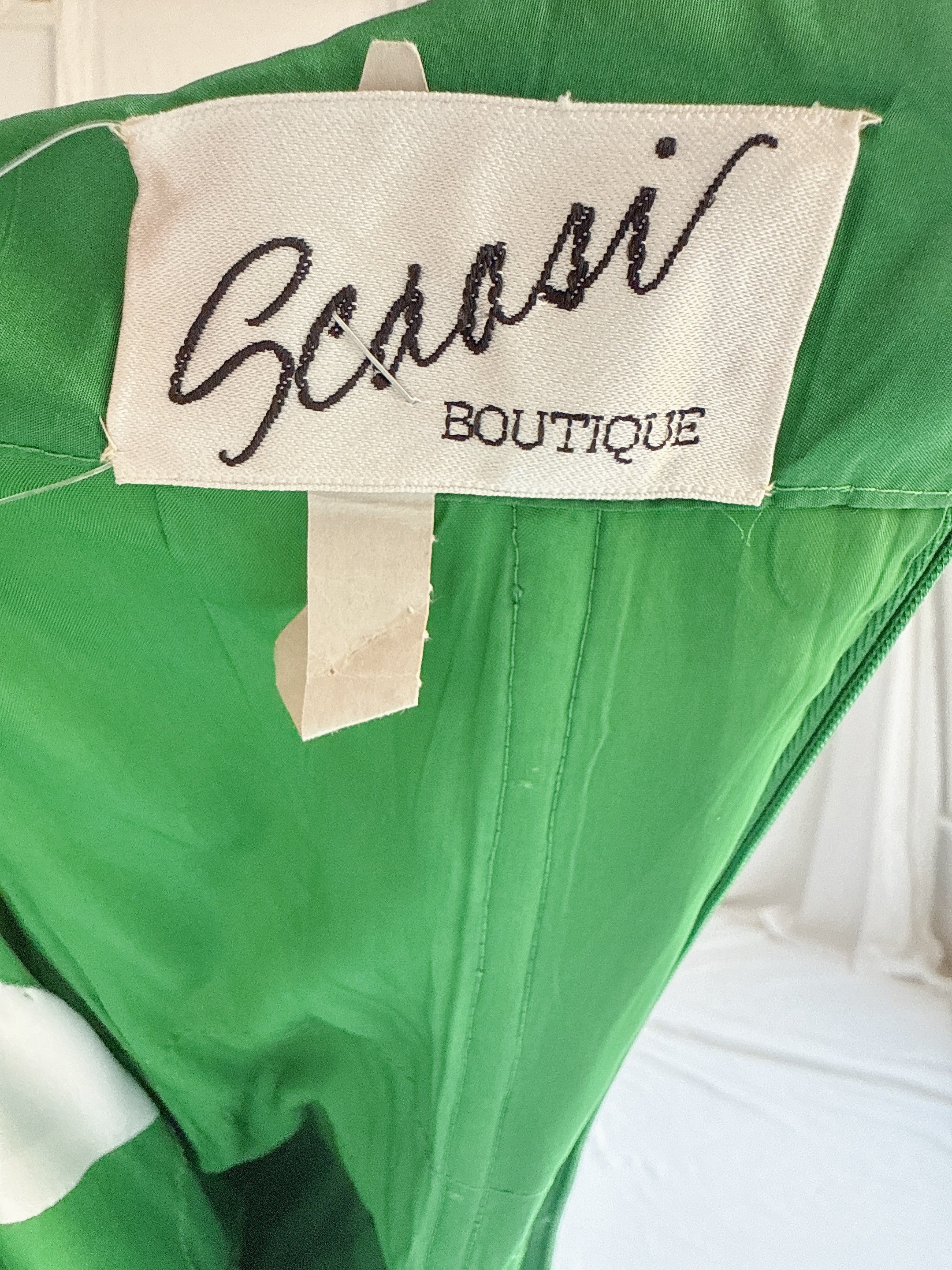 Vintage Scaasi Silk Gown - L