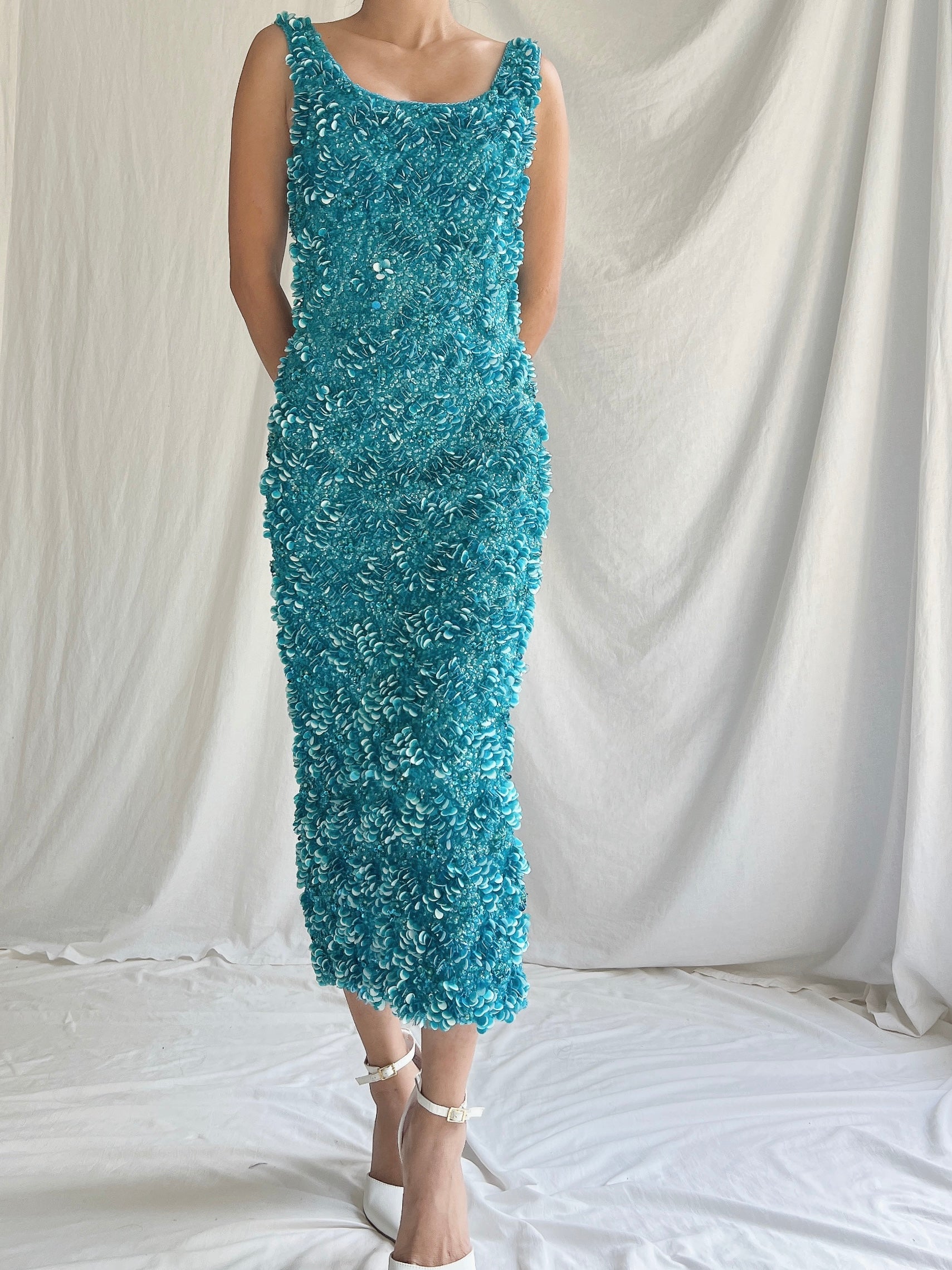 1960s Sequins Dress - S