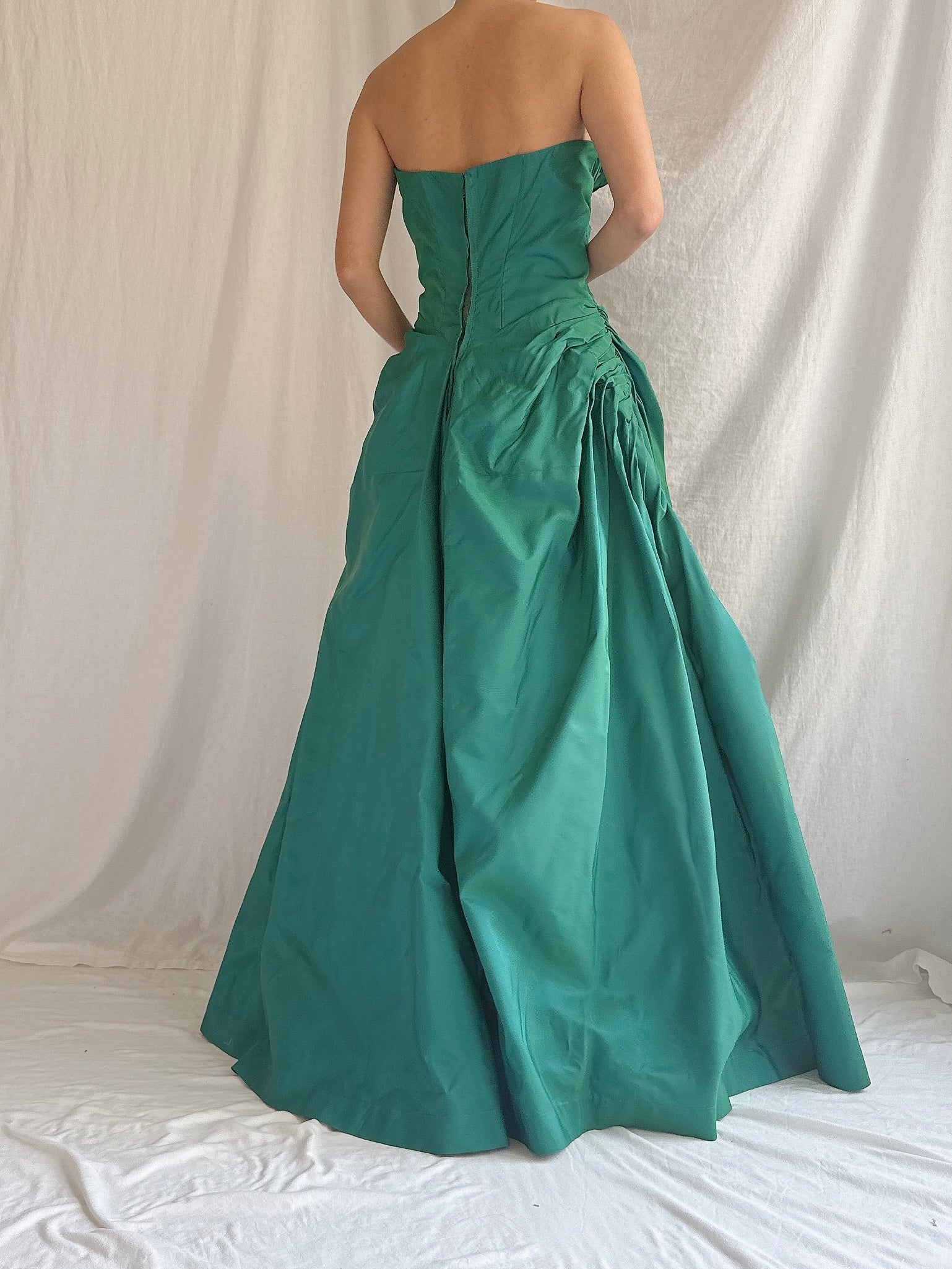 1950s Fred Perlberg Draped Gown - S/M