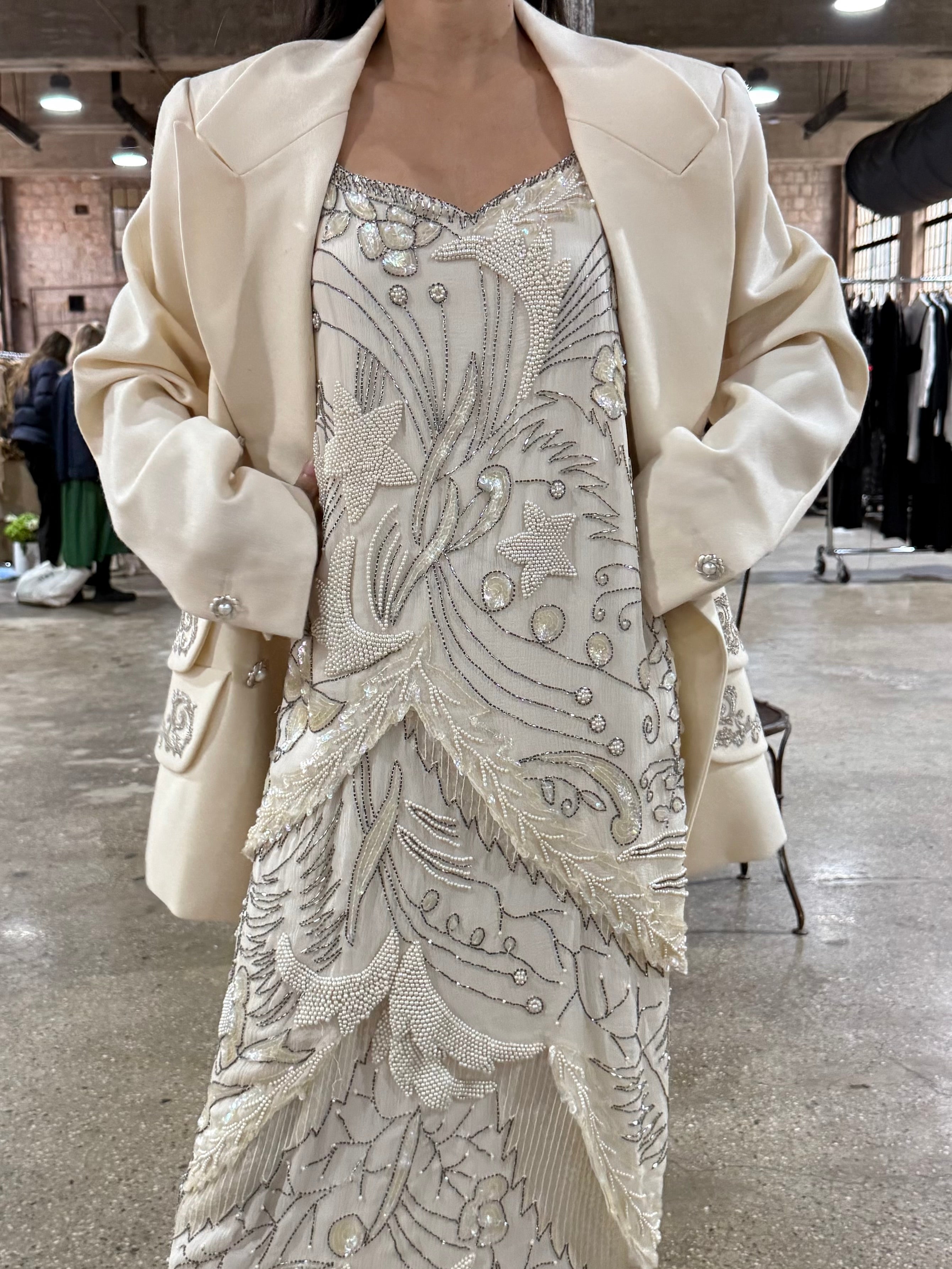 Vintage Jacques Fath Wool Jacket - M