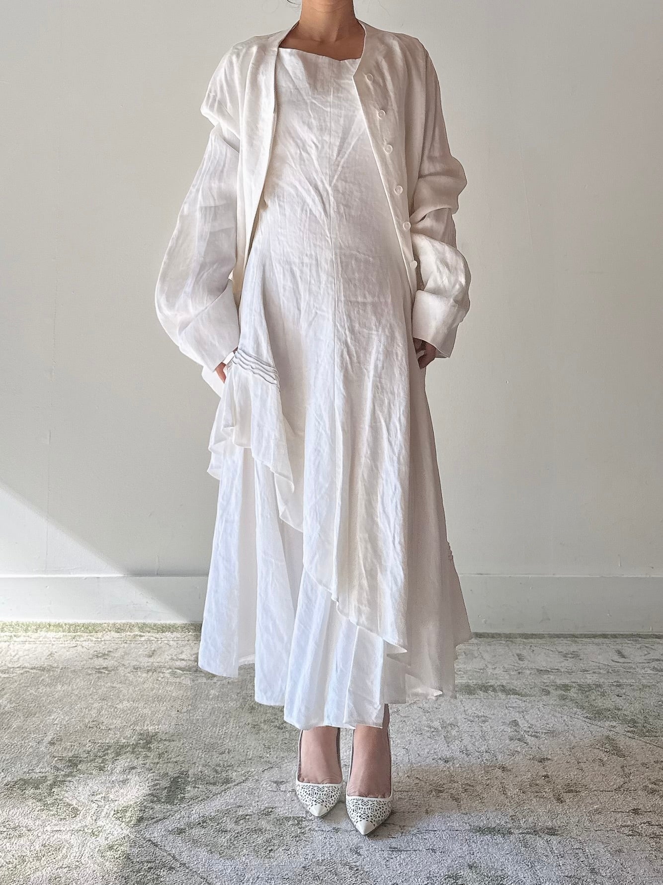 Vintage Anett Rostel Linen 2 Piece Set - FR44