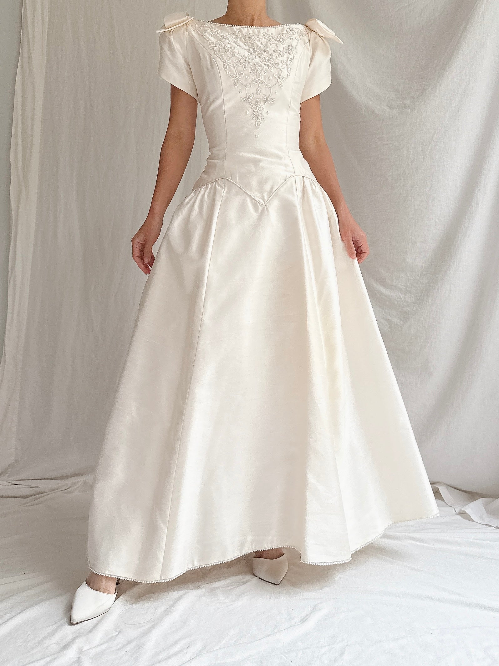 Vintage Bianchi Silk Dress - S/M