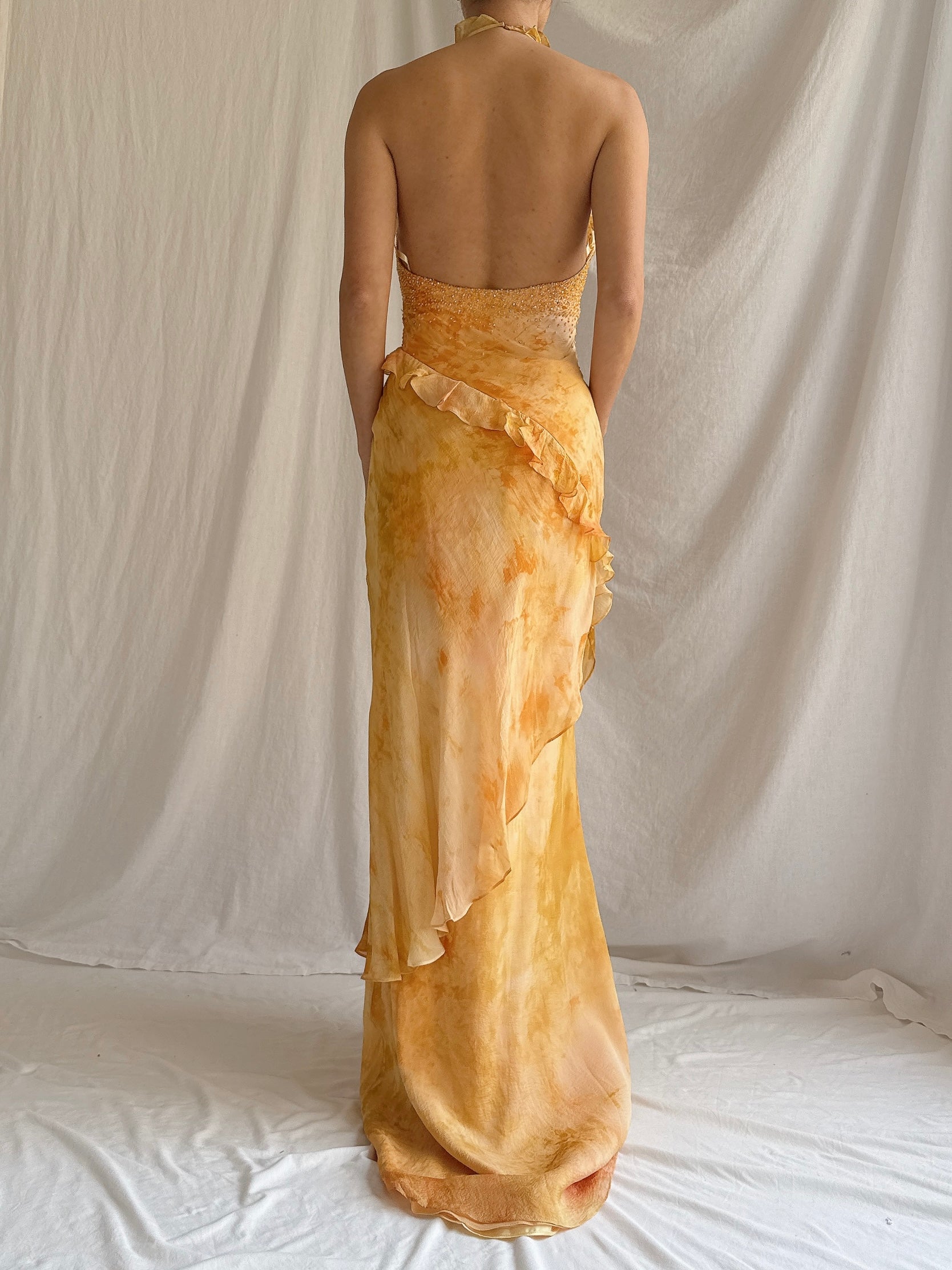 Vintage Silk YSA Makino Gown - M